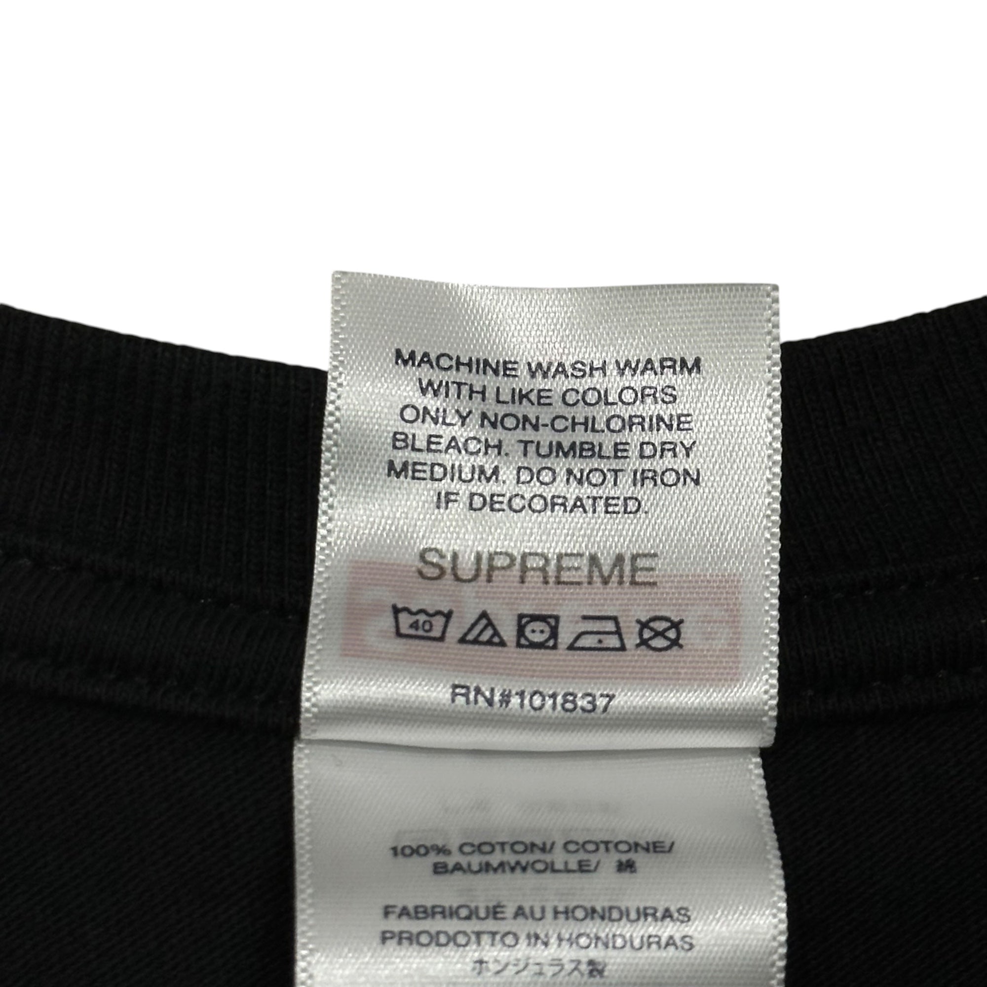 SUPREME(シュプリーム) 2025SS Wings Tee 半袖 プリント Tシャツ S ブラック ロゴ