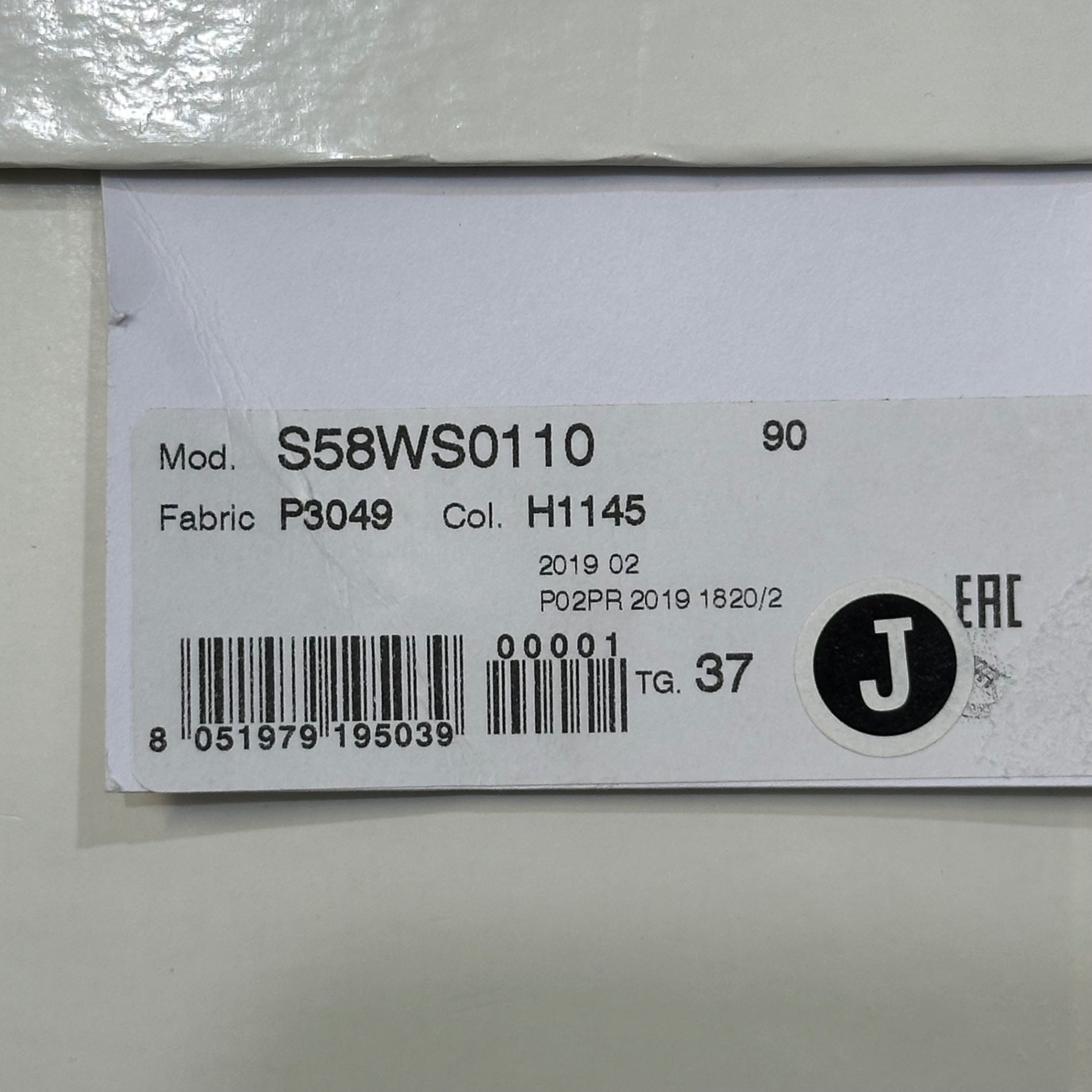 MAISON MARGIELA(メゾンマルジェラ) 2019AW TABI Canvas Sneakers 足袋 キャンバス スニーカー ペンキ S58WS0110 37(23.5~24.cm程度) ブラック×シルバー ローカット タビ