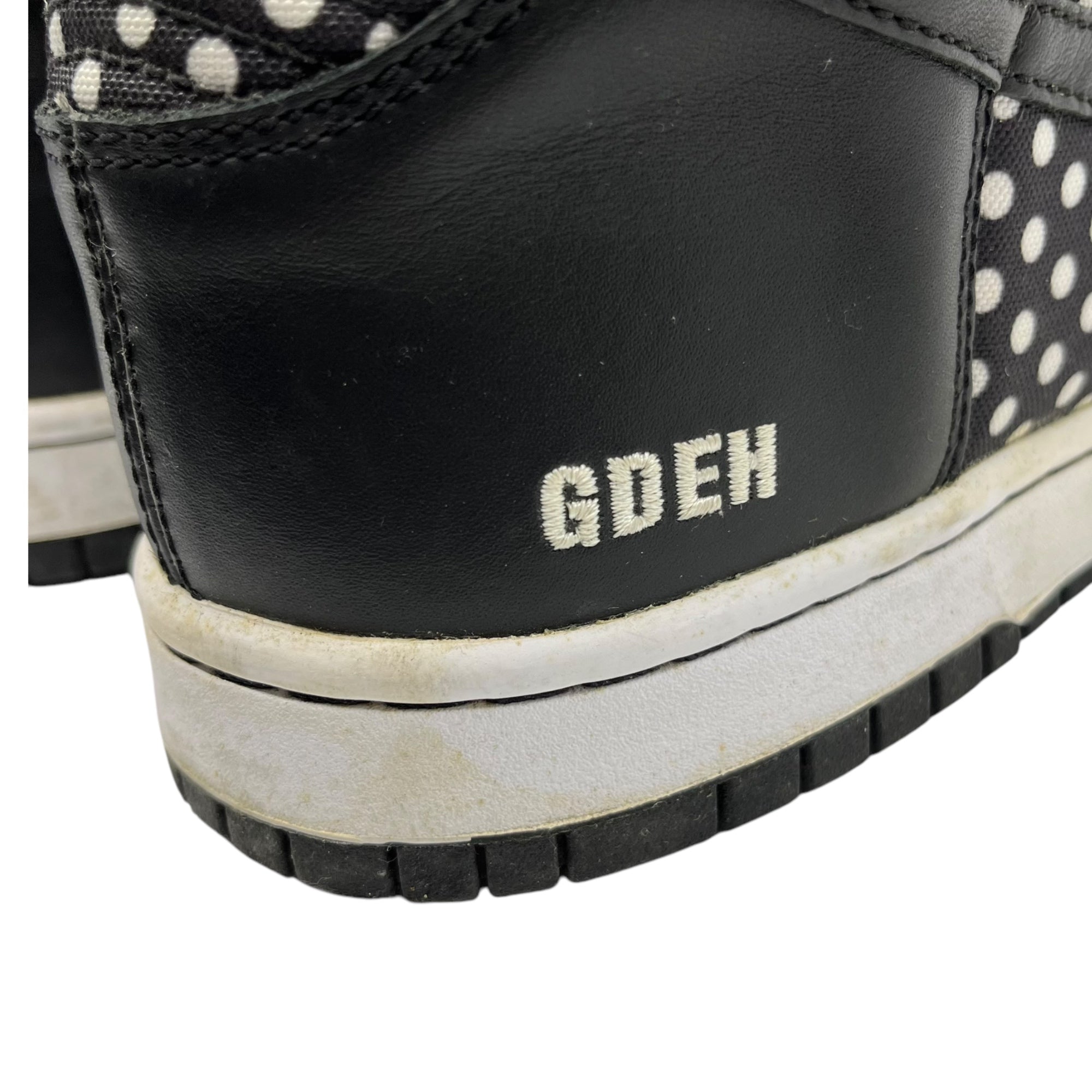 NIKE(ナイキ) Dunk High ID ダンク ハイ GDEH 432973-991 26.5cm ブラック×ホワイト ドット ハイカット スニーカー