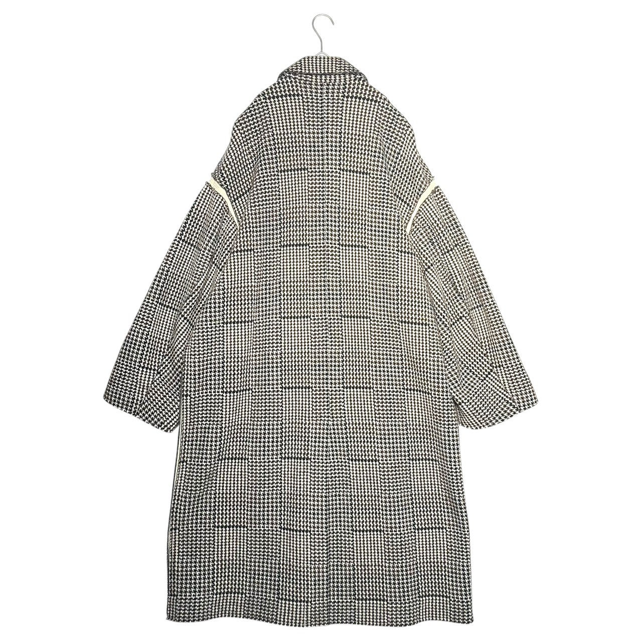 YOKE(ヨーク) 18AW OVERSIZED GUNCLUB CHECK KNIT COAT オーバーサイズ ガンクラブ チェック コート YK18AW001C 2 ブラウン 人気完売商品