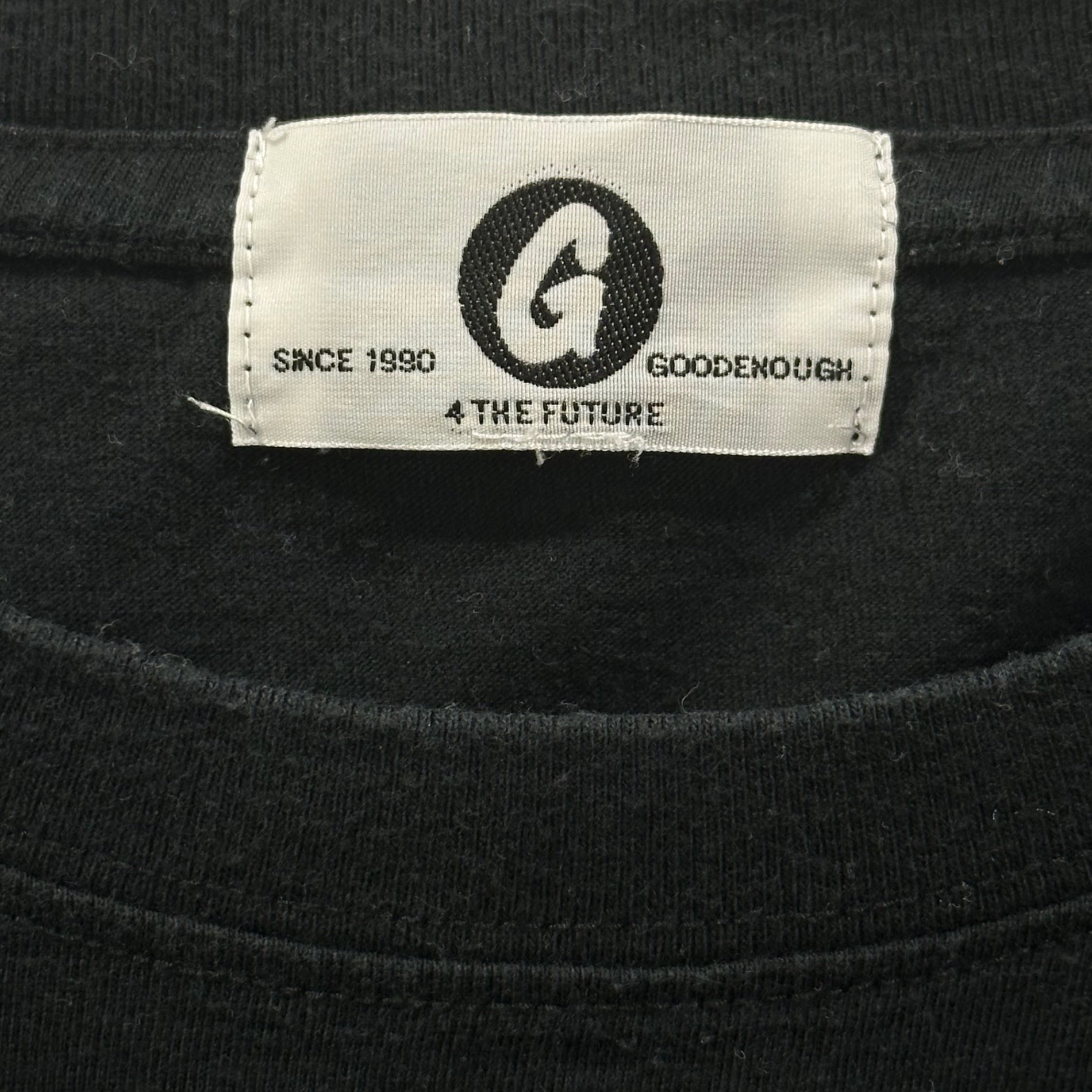 GOODENOUGH(グッドイナフ) 2015's fragment design Pocket S/S T-Shirt ポケット 半袖 Tシャツ 表記消(L程度) ブラック×ホワイト