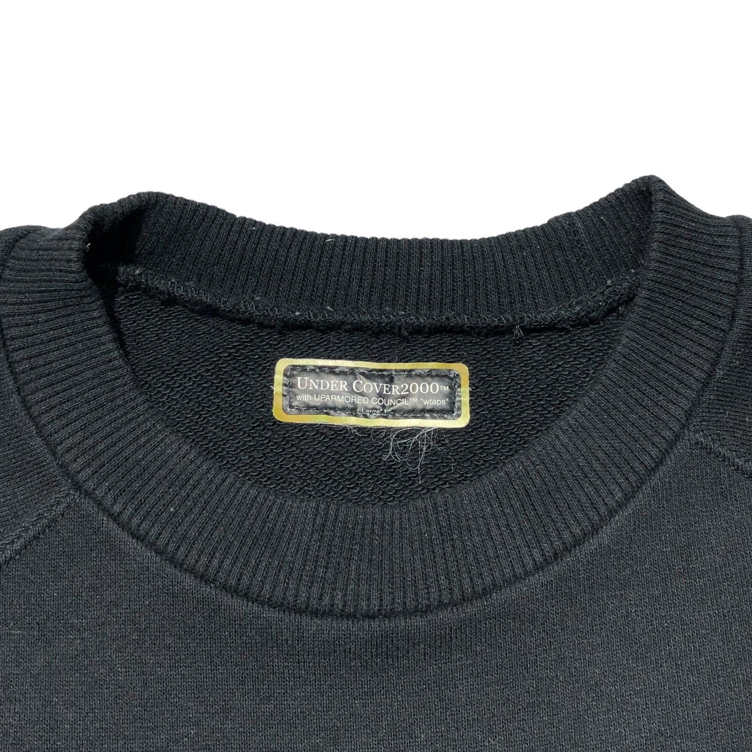 UNDERCOVER × w)taps(アンダーカバー×ダブルタップス) 00ss archive short slleeve sweat Tee アーカイブ ショートスリーブ スウェット Tシャツ K248A L ブラック