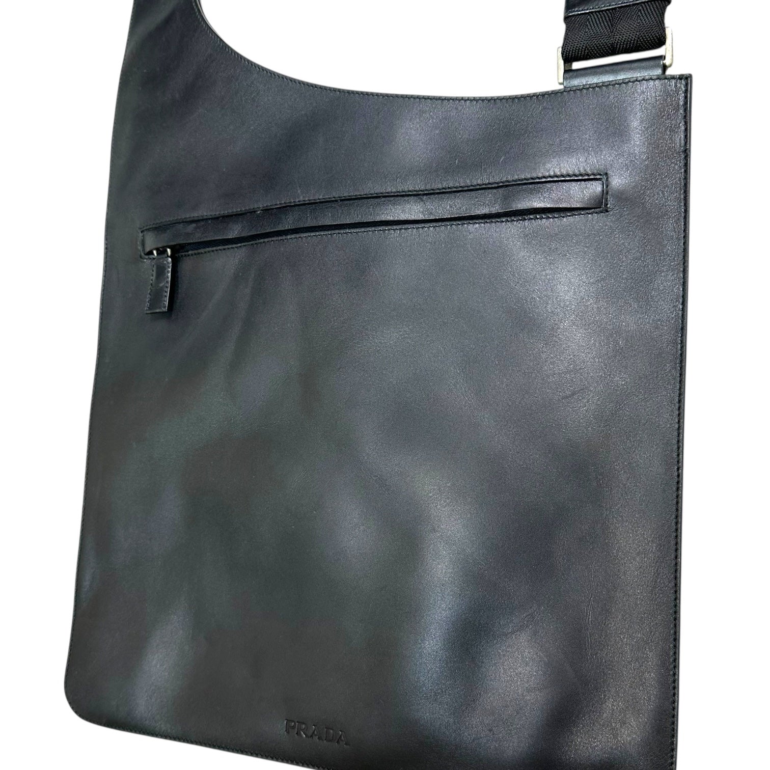 PRADA(プラダ) 1999FW Archive Leather Shoulder Bag アーカイブ レザー ショルダー バッグ ブラック 90's 90年代