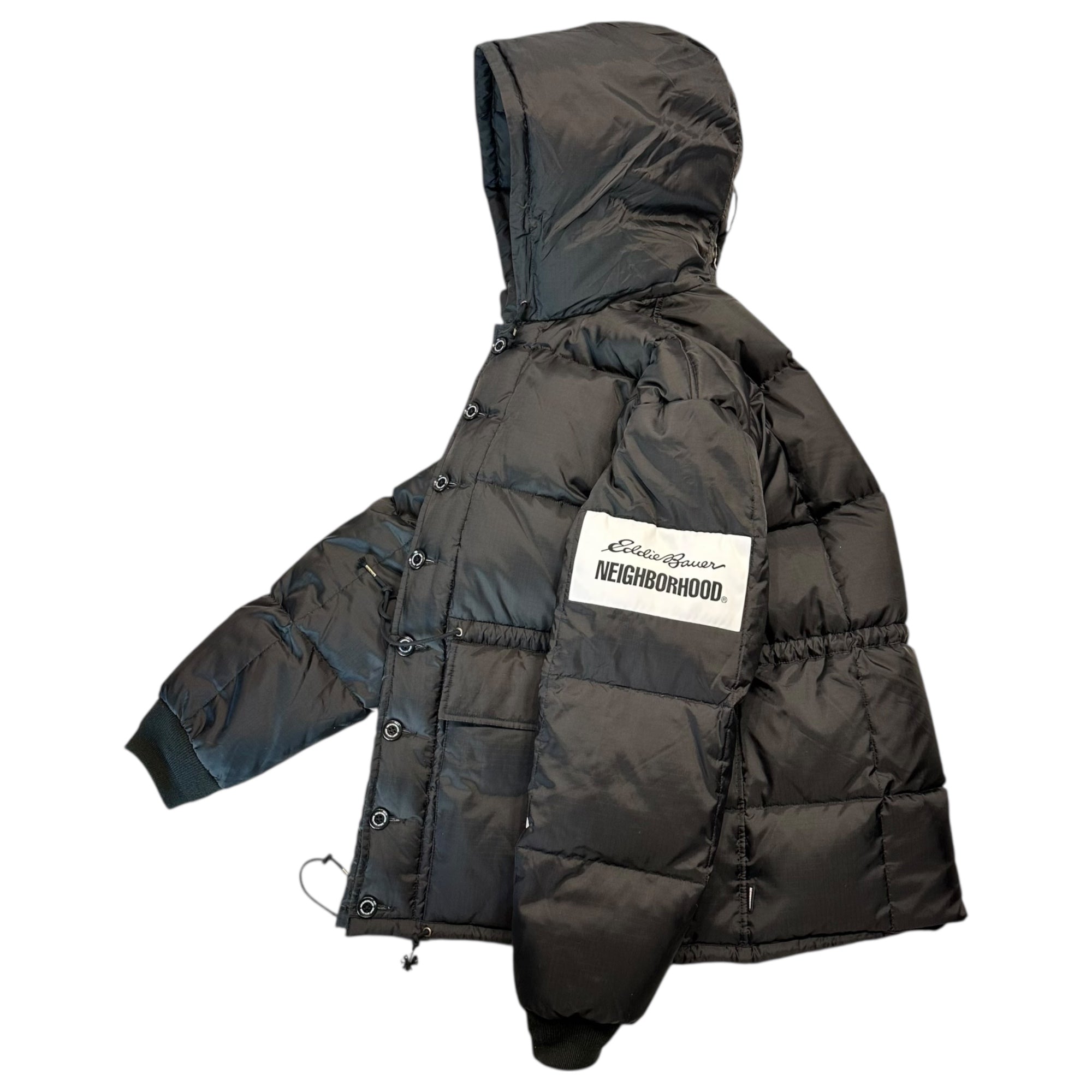 NEIGHBORHOOD(ネイバーフッド) 25AW X EDDIE BAUER KARAKORAM DOWN JACKET エディーバウアー コラボ カラコラム ダウン ジャケット 252ZMEBN-JKM01 L ブラック 参考定価79,200円(税込) 完売品
