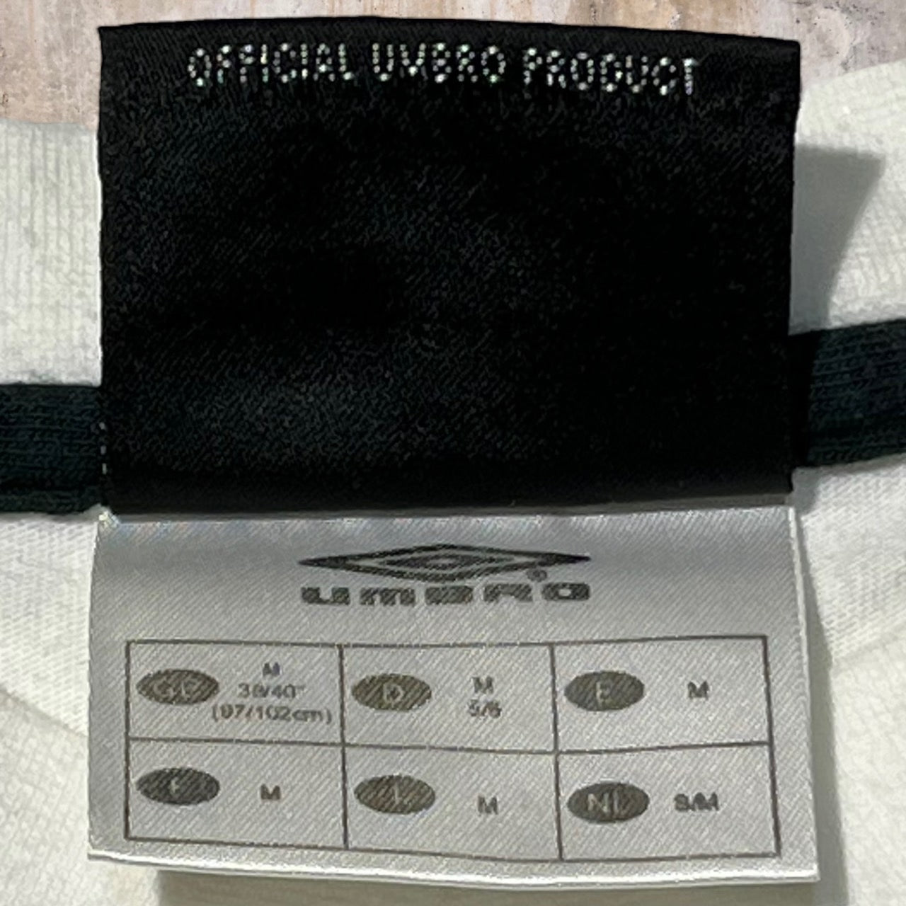 UMBRO(アンブロ) 00's MANCHESTER UNITED game shirt/マンチェスターユナイテッドゲームシャツ/Tシャツ M ホワイト×ブラック vodafone デサント期