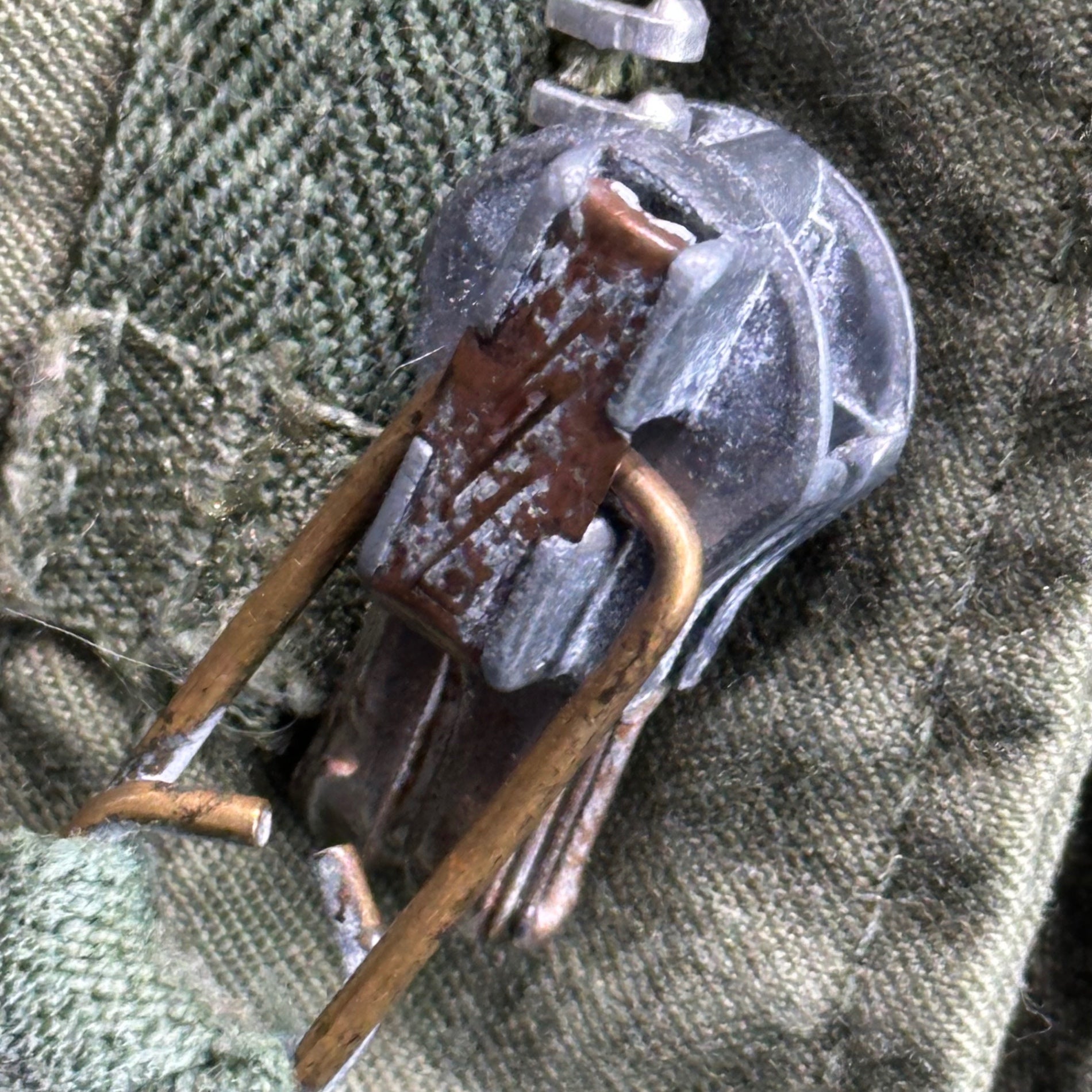 US ARMY(アメリカ軍) 60~70's M-65 2nd model Field Jacket 60年~70年代 フィールド ジャケット 表記消(M程度) カーキ 60年代 ヴィンテージ ミリタリー アルミジップ