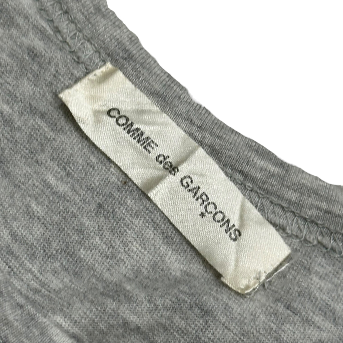 COMME des GARCONS(コムデギャルソン) 2002SS Basic Sleeveles T-Shirt ベーシック スリーブレス Tシャツ GE-T053 FREE グレー AD2001