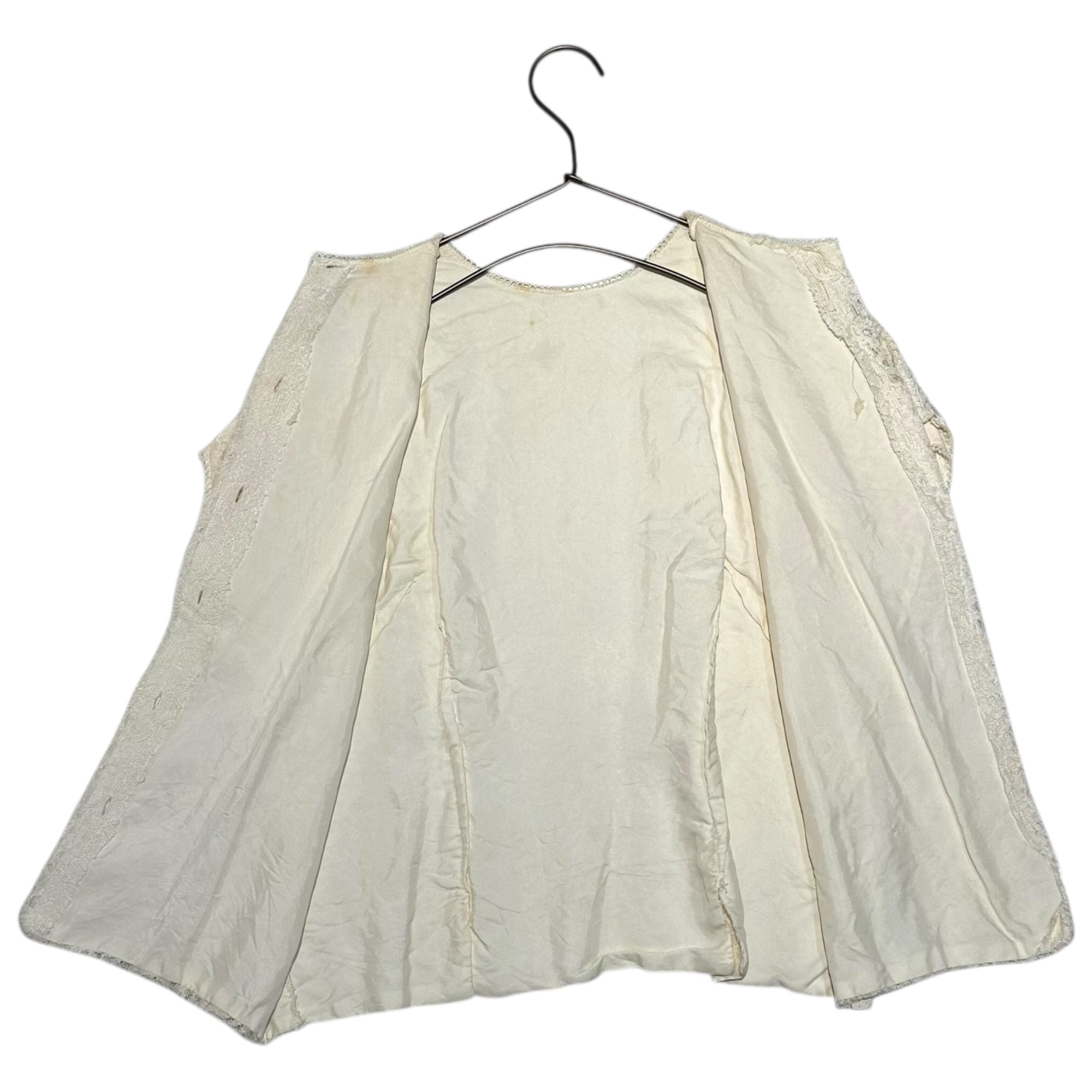 VINTAGE(ヴィンテージ) 60~'s all lace blouse 総レースブラウス FREE アイボリー