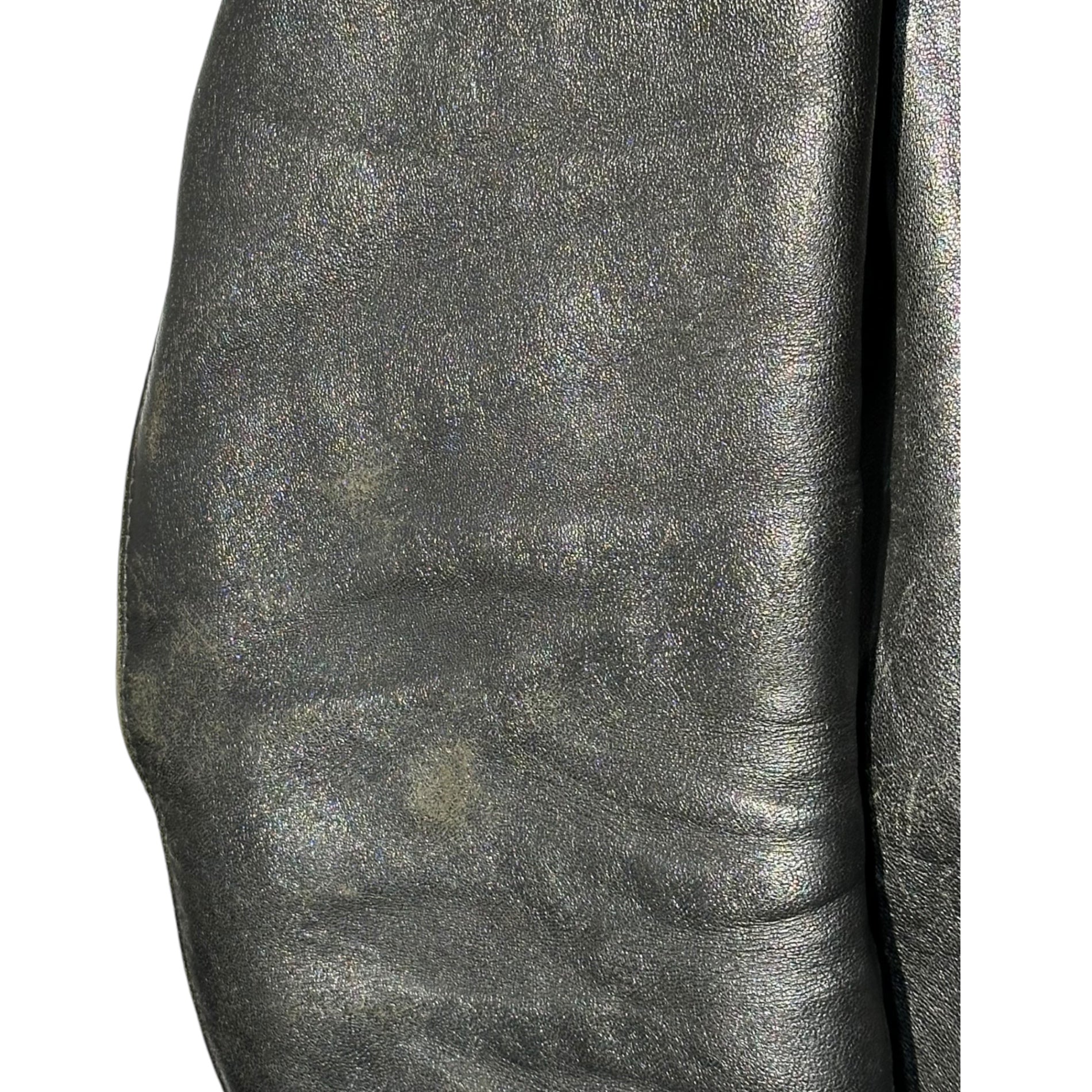 G.V.F(ジーブイエフ) 70's French Vintage Le Corbusier Jacket フレンチ ヴィンテージ コルビジェ ジャケット 表記無(L程度) ブラック 推定 70年代 ヴィンテージ レザー graulhet社