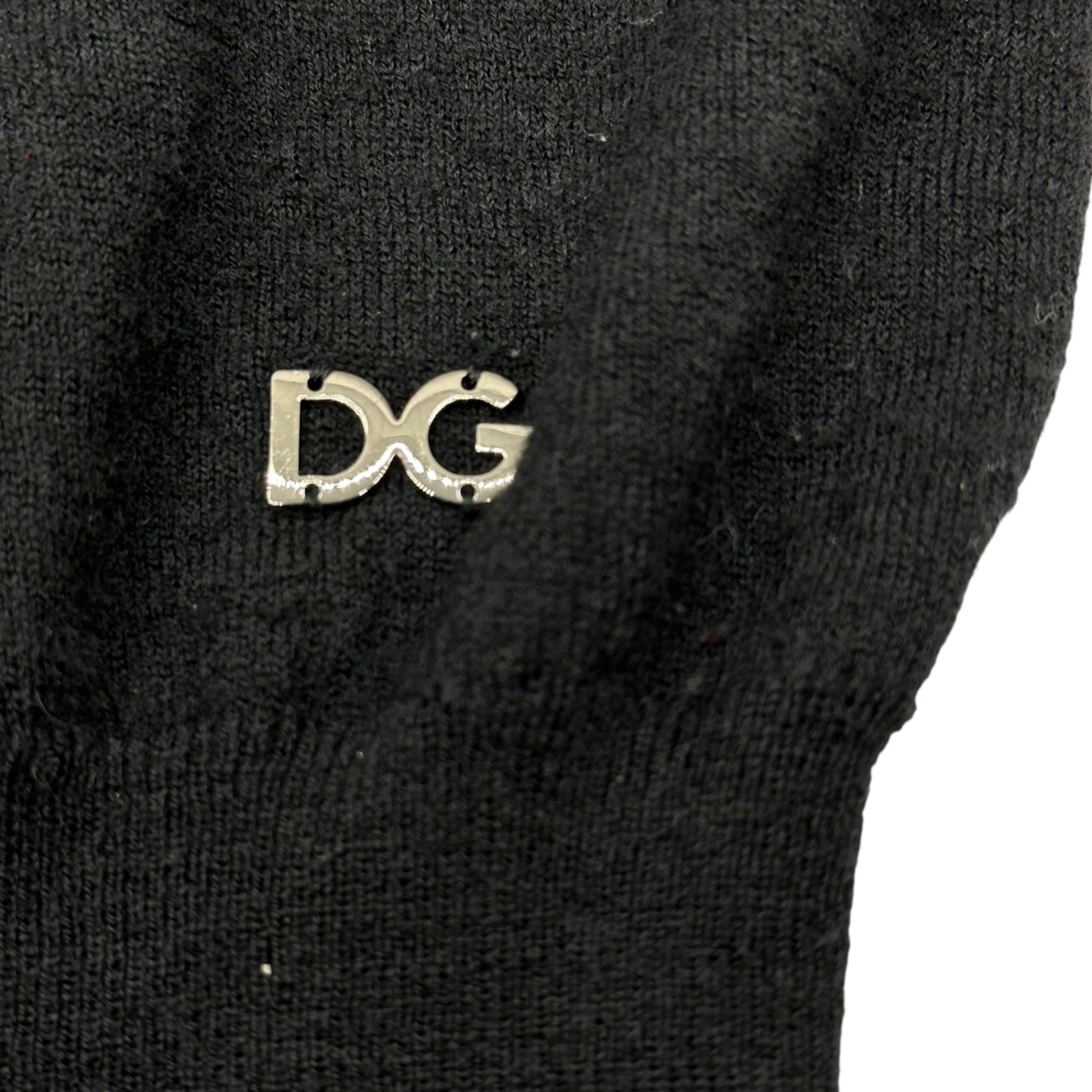 DOLCE&GABBANA(ドルチェ&ガッバーナドルガバ) V-Neck Cashmere Knit Vネック カシミヤ ニット F4375K/F44TL 46(S) ブラック