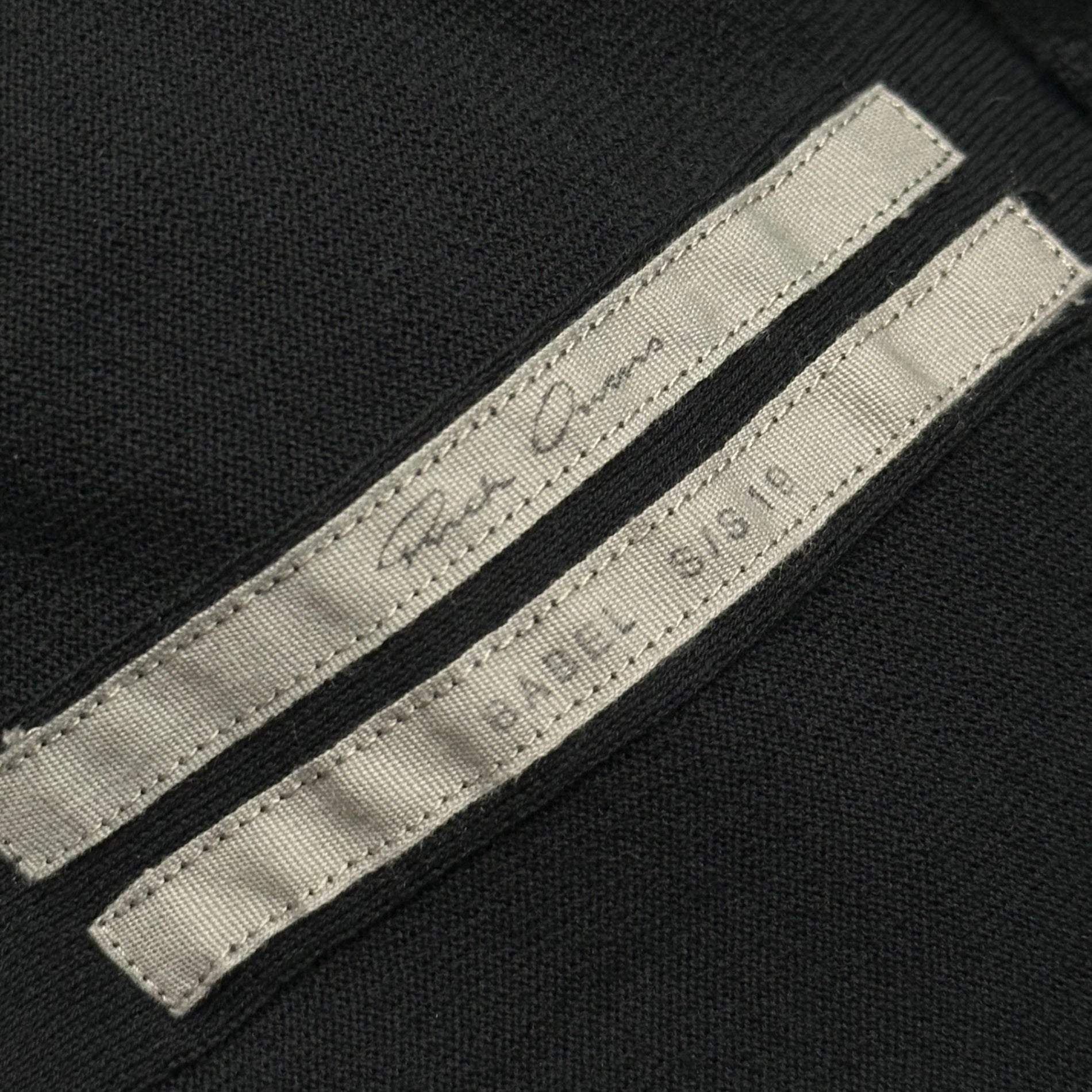 Rick Owens(リックオウエンス) 2019SS Cotton Hooded Cardigan コットン フーデッド カーディガン RU19S2624-C L ブラック