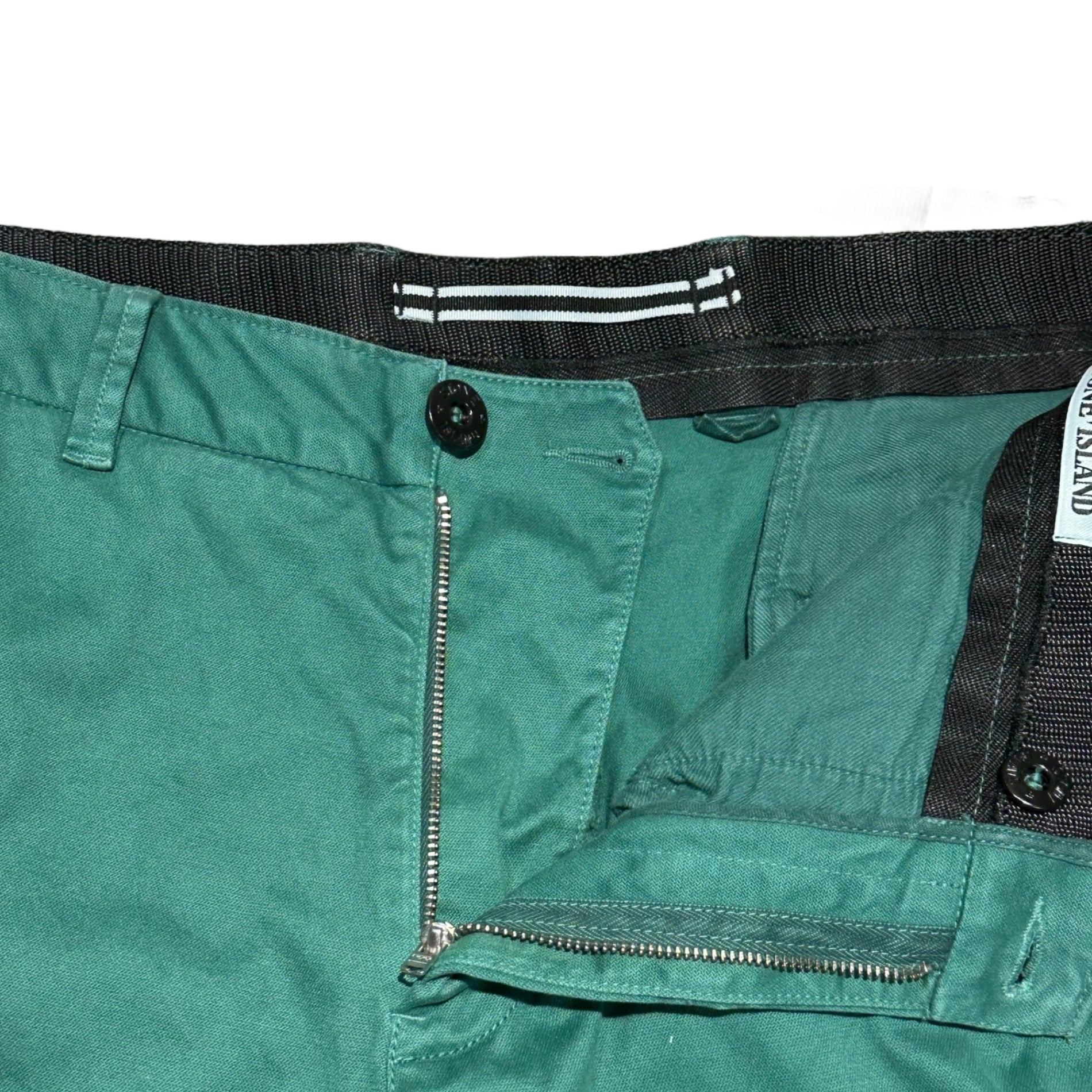 STONE ISLAND(ストーンアイランド) 15AW TYPE RE Cotton Stretch Straight Pants コットン ストレッチ ストレート パンツ 63153AZLN W33 グリーン