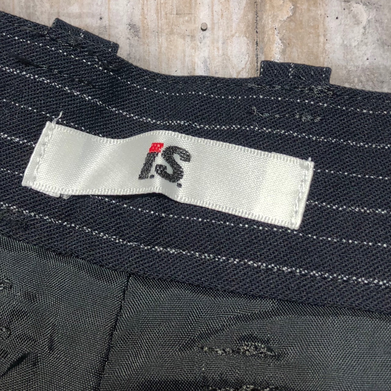 i.s. ISSEY MIYAKE(アイエス イッセイミヤケ) 90's 1tac stripe half pants/ストライプハーフパンツ IS41-FF041 M ブラック