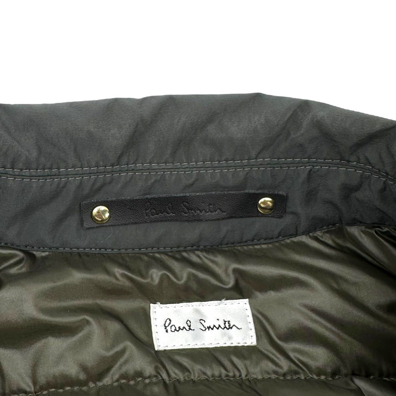 PAUL SMITH(ポールスミス) Quilted Down Shirt Jacket キルティング ダウン シャツ ジャケット PM-BM-62167 M グレー