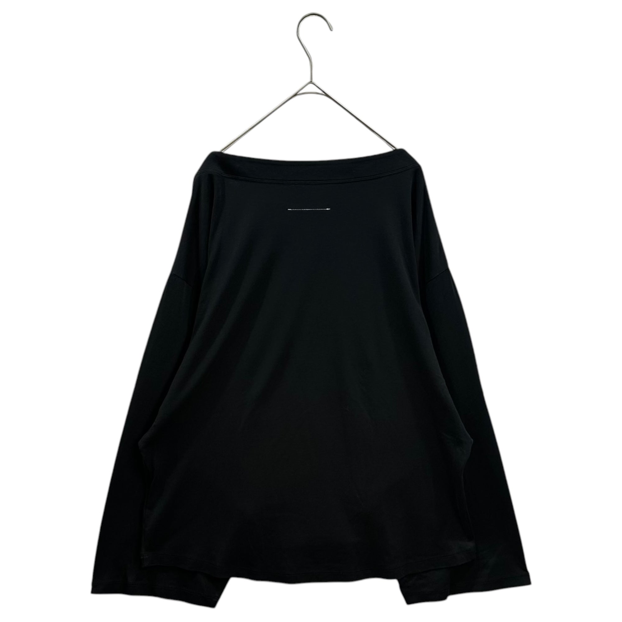 MM6 Maison Margiela(エムエムシックス) 2015's Wide-Sleeve Basic T-Shirt ワイドスリーブ ベーシック カットソー 52GC000122329 M ブラック スタッフインターナショナル 男性着用可能