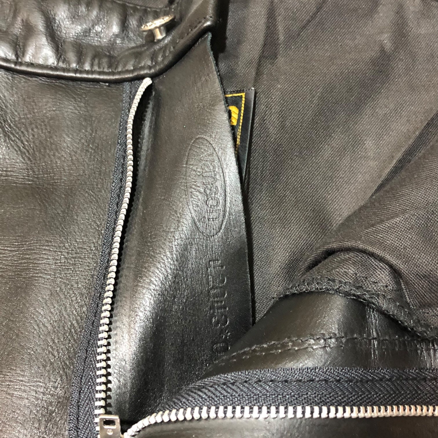 VANSON(バンソン) Biker leather pants バイカー レザー パンツ アメカジ W32 ブラック USA製