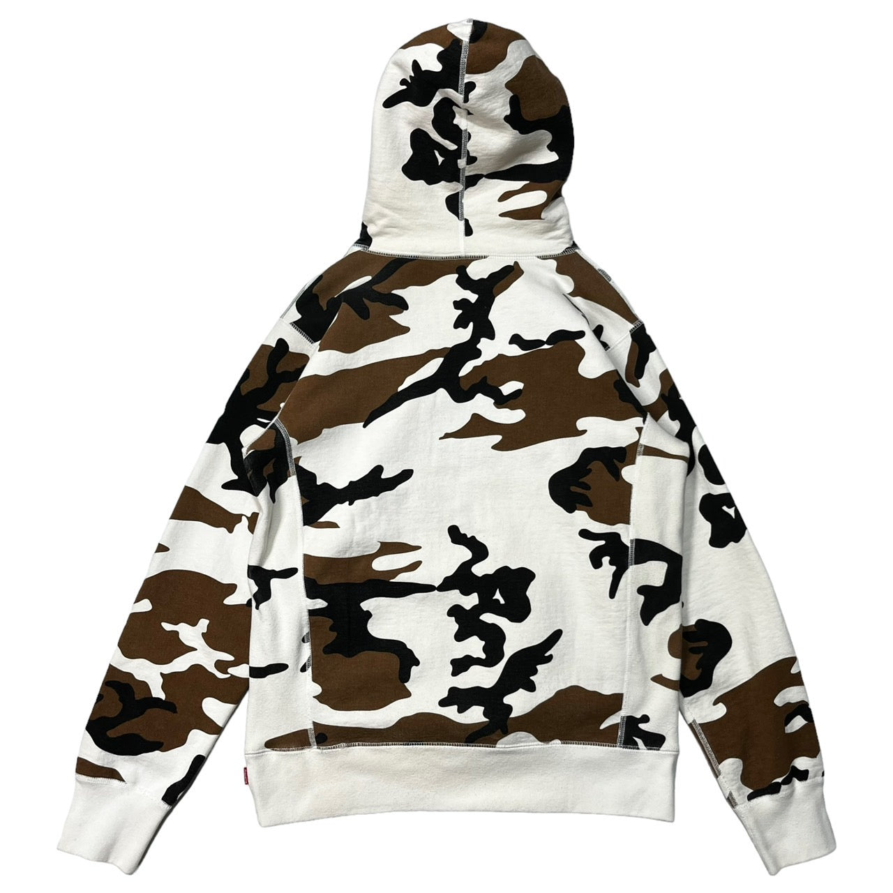 SUPREME(シュプリーム) 16AW Box Logo Hooded Sweatshirt ボックスロゴ カモフラ フーディー パーカー スウェット シャツ SIZE M ホワイト×ブラウン×ブラック カモフラ 有限会社ワングラム 16FW