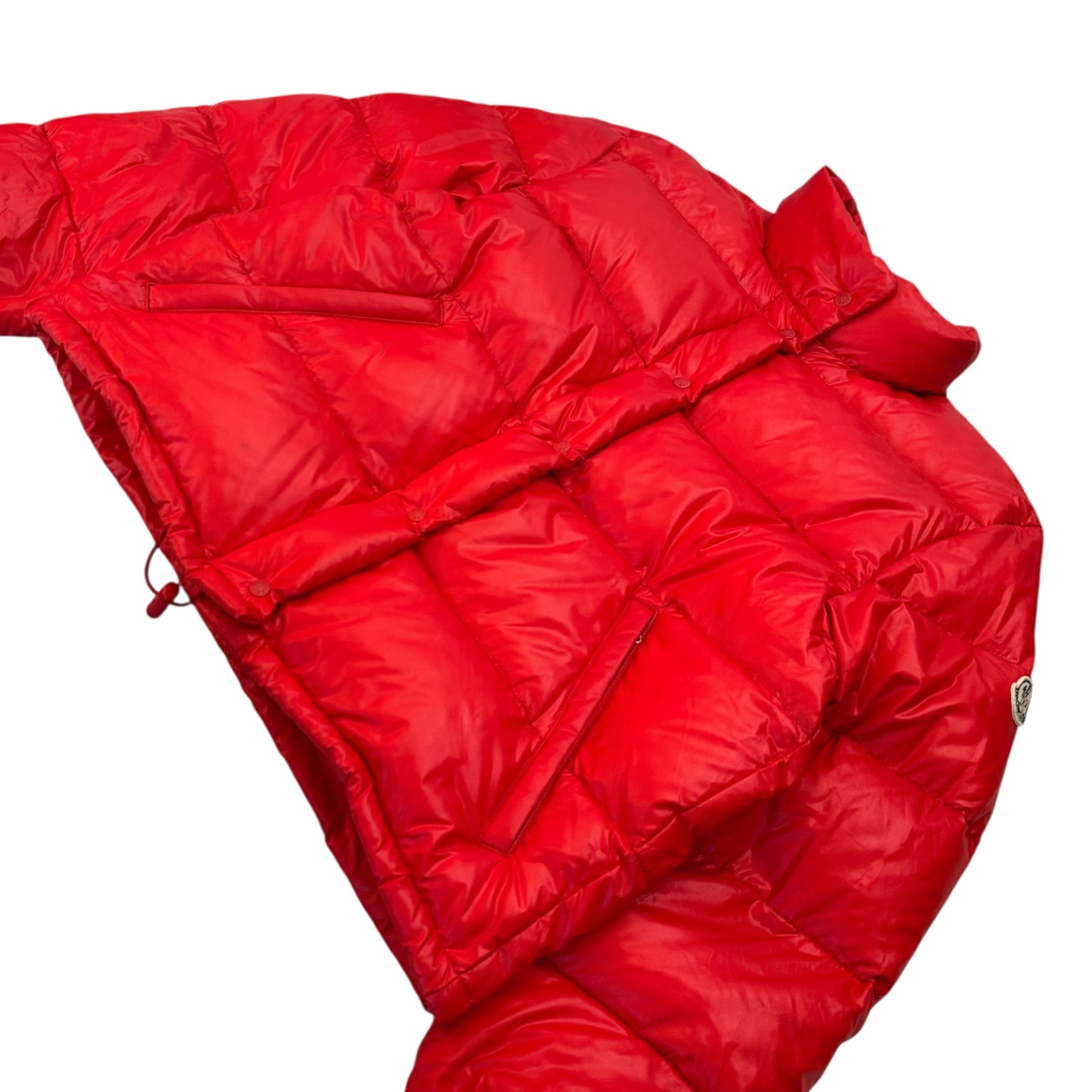 MONCLER(モンクレール) 00's Shiny Down Jacket シャイニー ダウン ジャケット 220--093-45300-50 0(XS程度) レッド ペッパージャパンコーポレーションタグ
