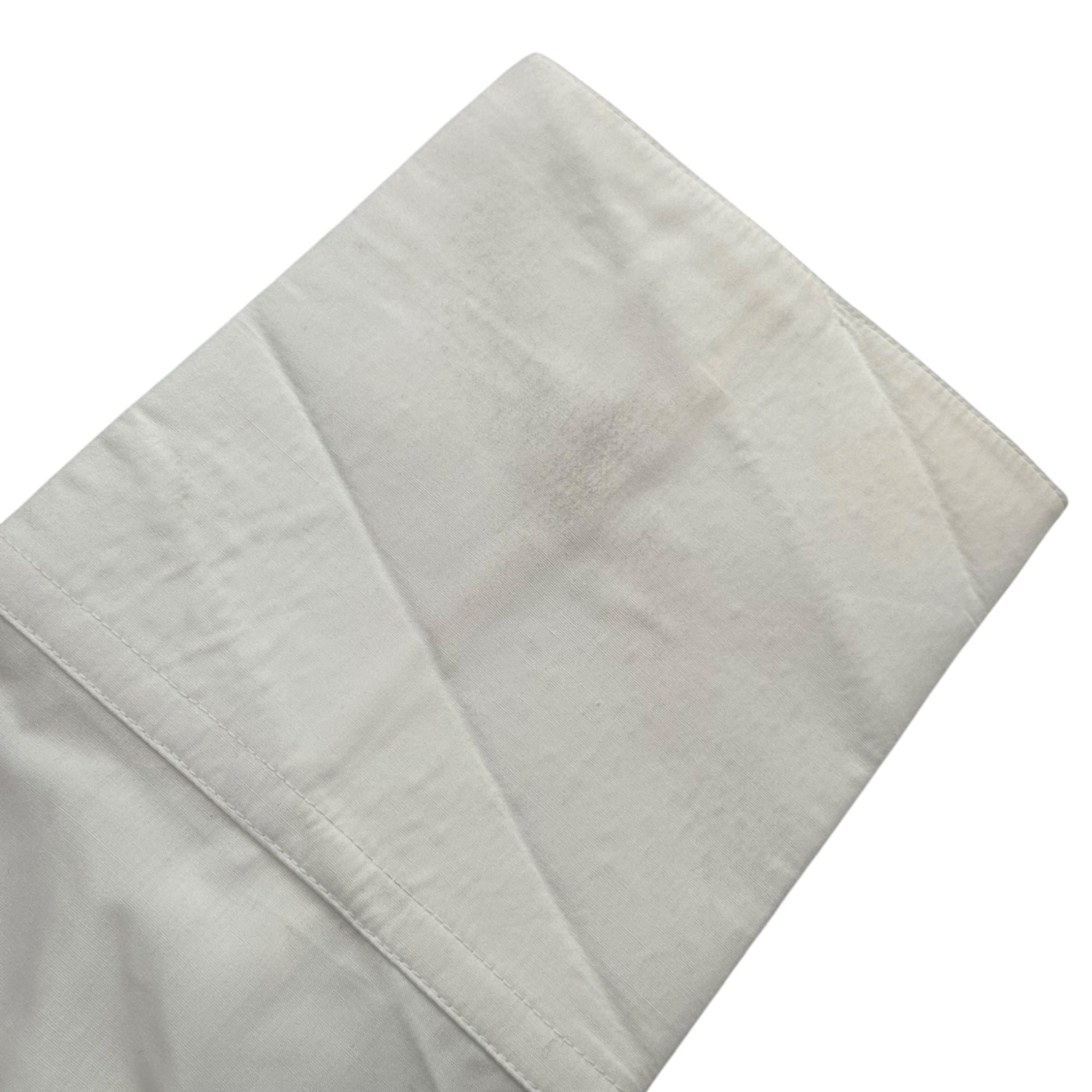 BALENCIAGA(バレンシアガ) 2020AW PLEATED LARGE FIT SHIRT プリーツ ラージフィット シャツ 622302 41 ホワイト オーバーサイズ