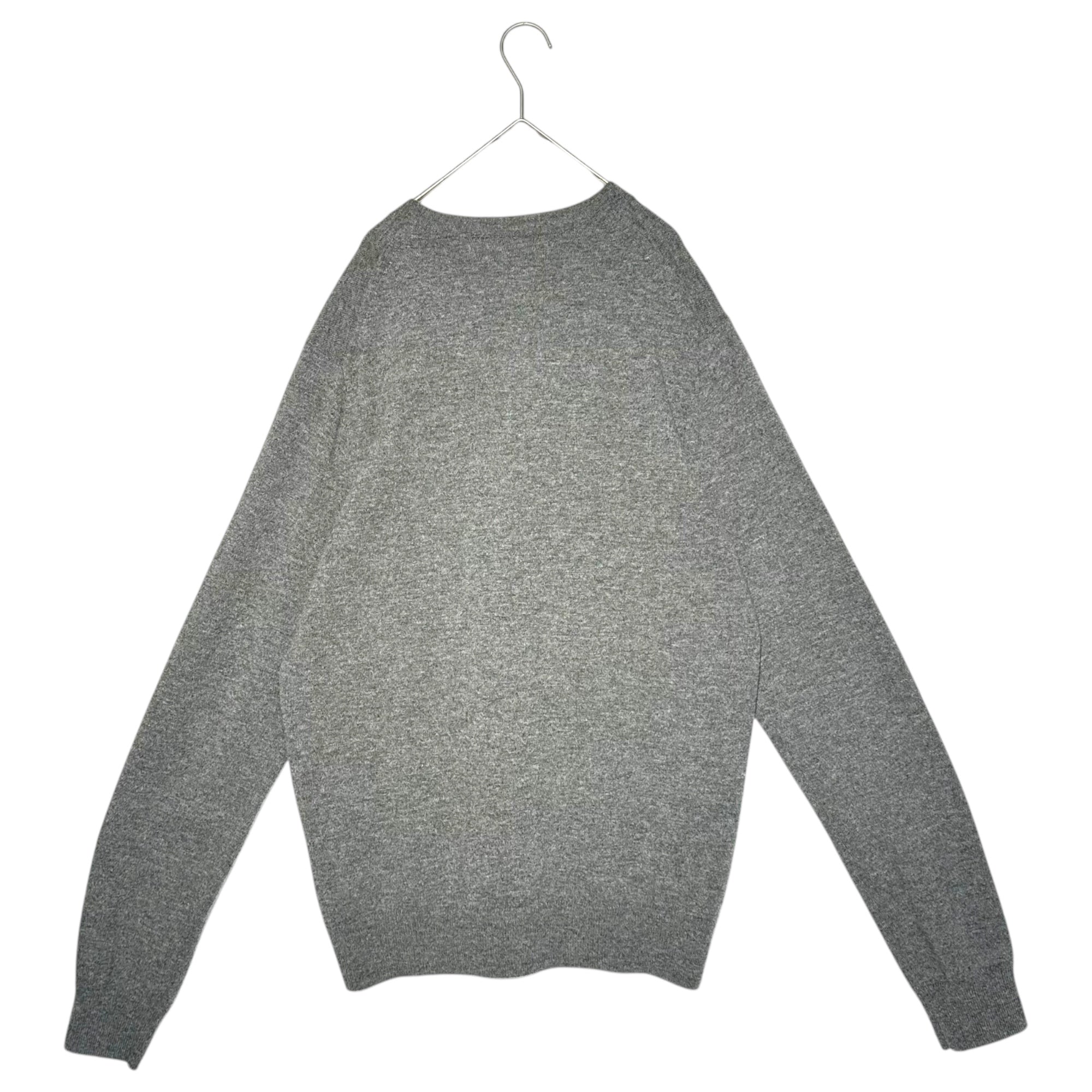 COMME des GARCONS SHIRT(コムデギャルソンシャツ) FULLY FASHIONED KNIT CARDIGAN ROUND-NECK ラウンドネック フルファッション ニット カーディガン FZ-N106 L グレー