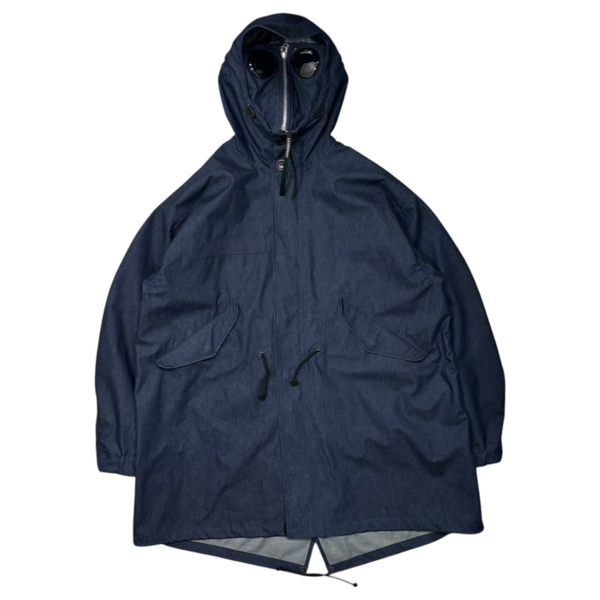 C.P.COMPANY×JUNYA WATANABE MAN(シーピーカンパニー×ジュンヤワタナベマン) 2024SS Cotton Denim Laminated 3-Layer W-Name Coat 綿デニムラミネート3層 コート C.P. Company Wネーム WM-C007 S インディゴ AD2023