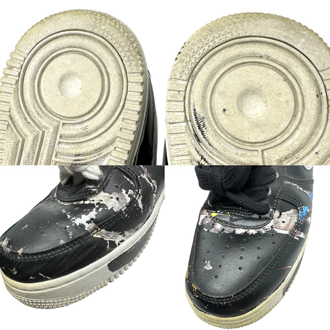 NIKE×peaceminusone(ナイキ×ピースマイナスワン) Air Force 1 Low Para Noise "Black" G-DRAGON エアフォース 1 パラノイズ AQ3692-001 27cm ブラック 箱付 コラボ