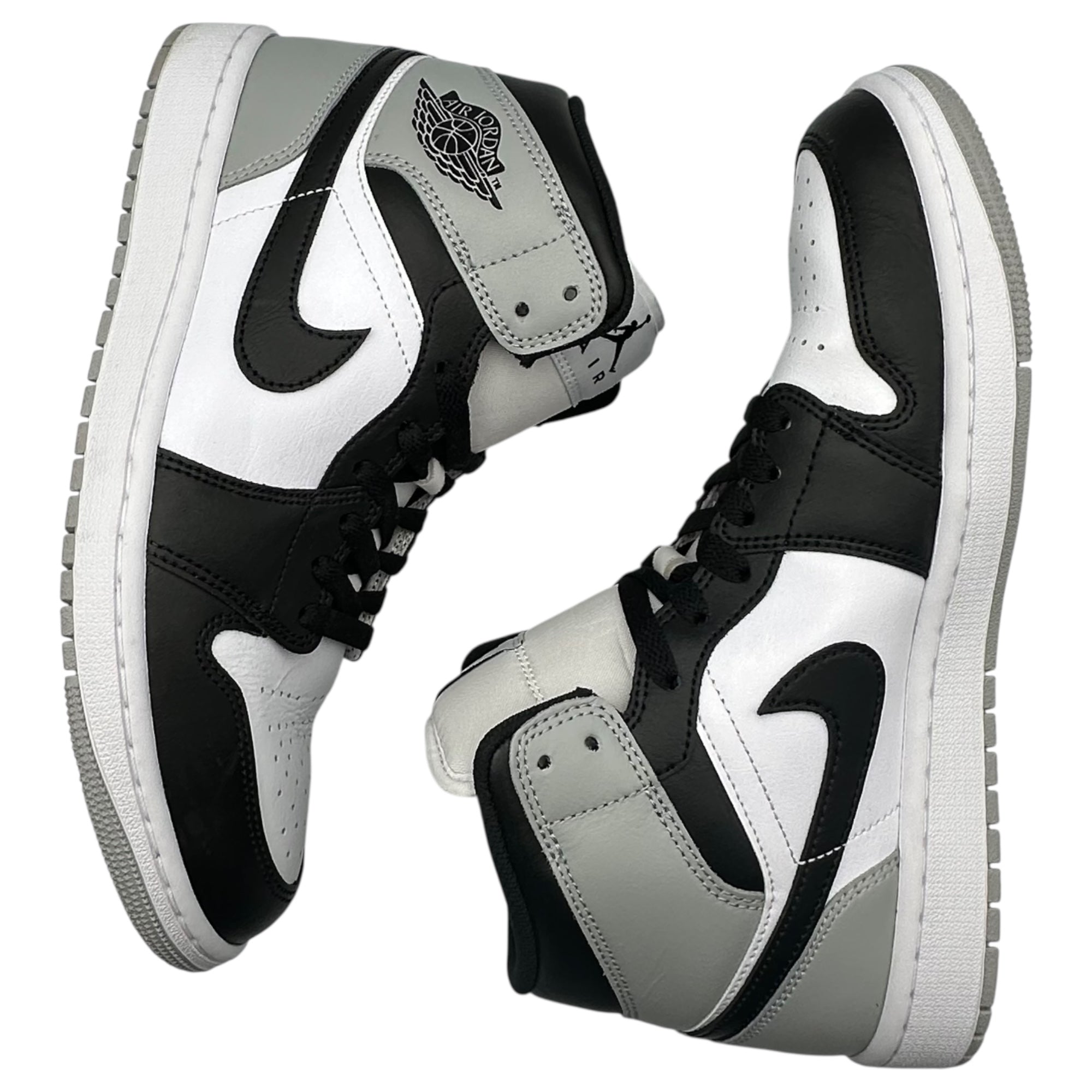 NIKE(ナイキ) Air Jordan 1 Mid "Barons" エアジョーダン1 ミッド バロンズ DQ8426-101 27cm ホワイト×ライトグレー ハイカット スニーカー