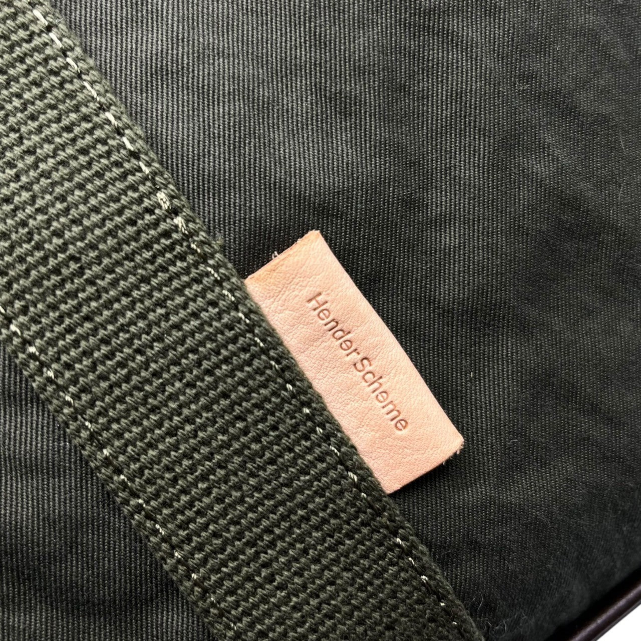 Hender Scheme(エンダースキーマ) Boston luggage ボストン バッグ ラゲージ カーキグリーン 旅行 ショルダー ストラップ khaki green