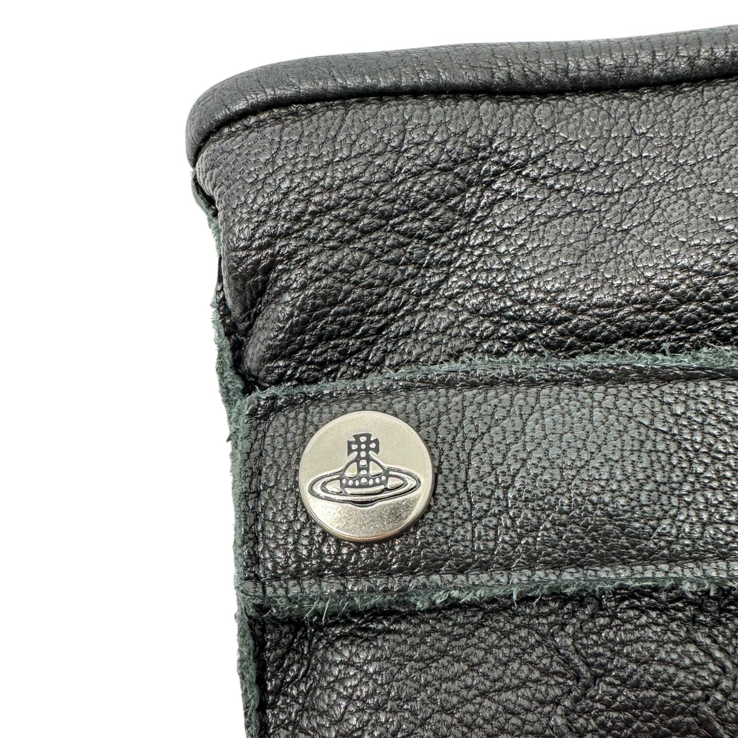 Vivienne Westwood(ヴィヴィアンウエストウッド) 00's Leather Glove レザー グローブ ブラック 手袋