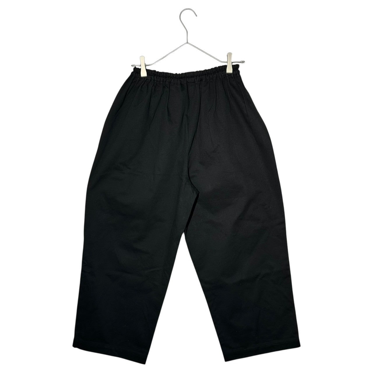 tricot COMME des GARCONS(トリココムデギャルソン) 07SS Wide-Leg Gathered Waist Cotton Pants ウエスト ギャザー コットン ワイド パンツ TS-P020 表記無(S程度) ブラック AD2006