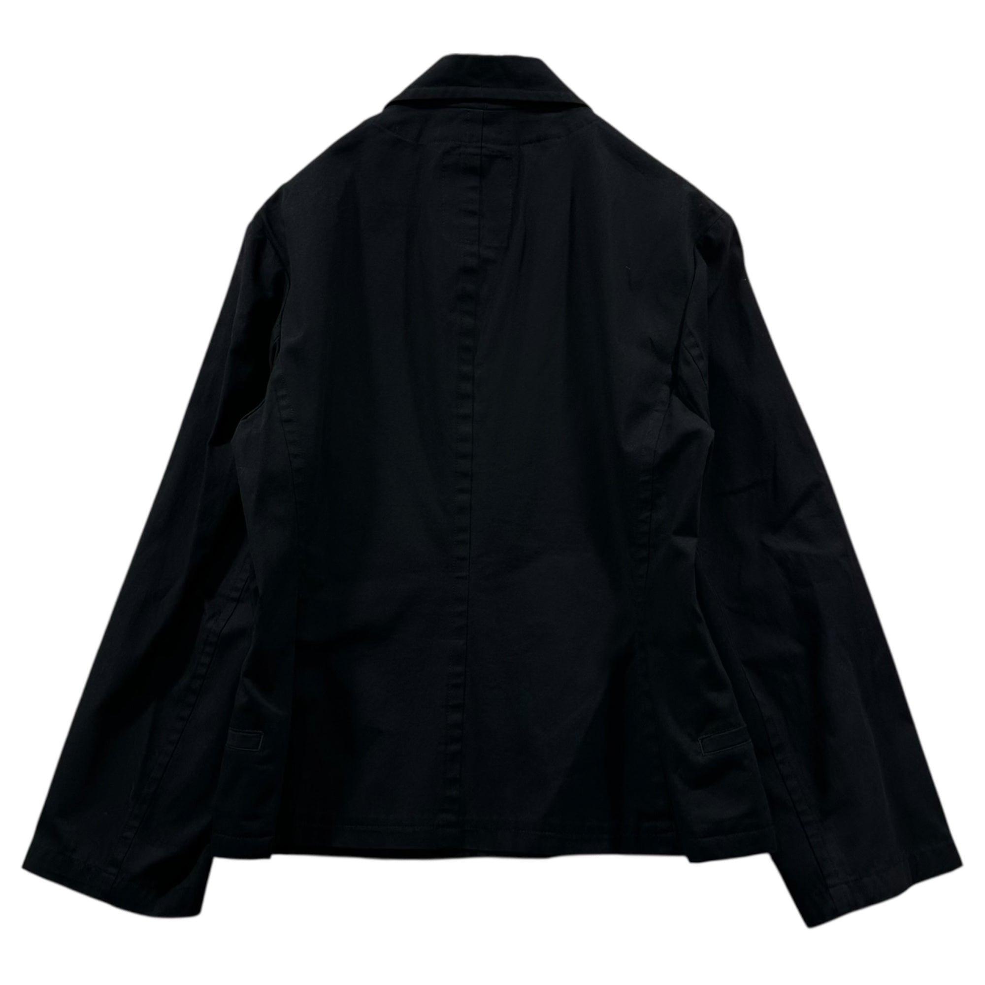 Y's(ワイズ) 4B Cotton Casual Jacket 4ボタン コットン カジュアル ジャケット YO-J28-037 3(L程度) ブラック