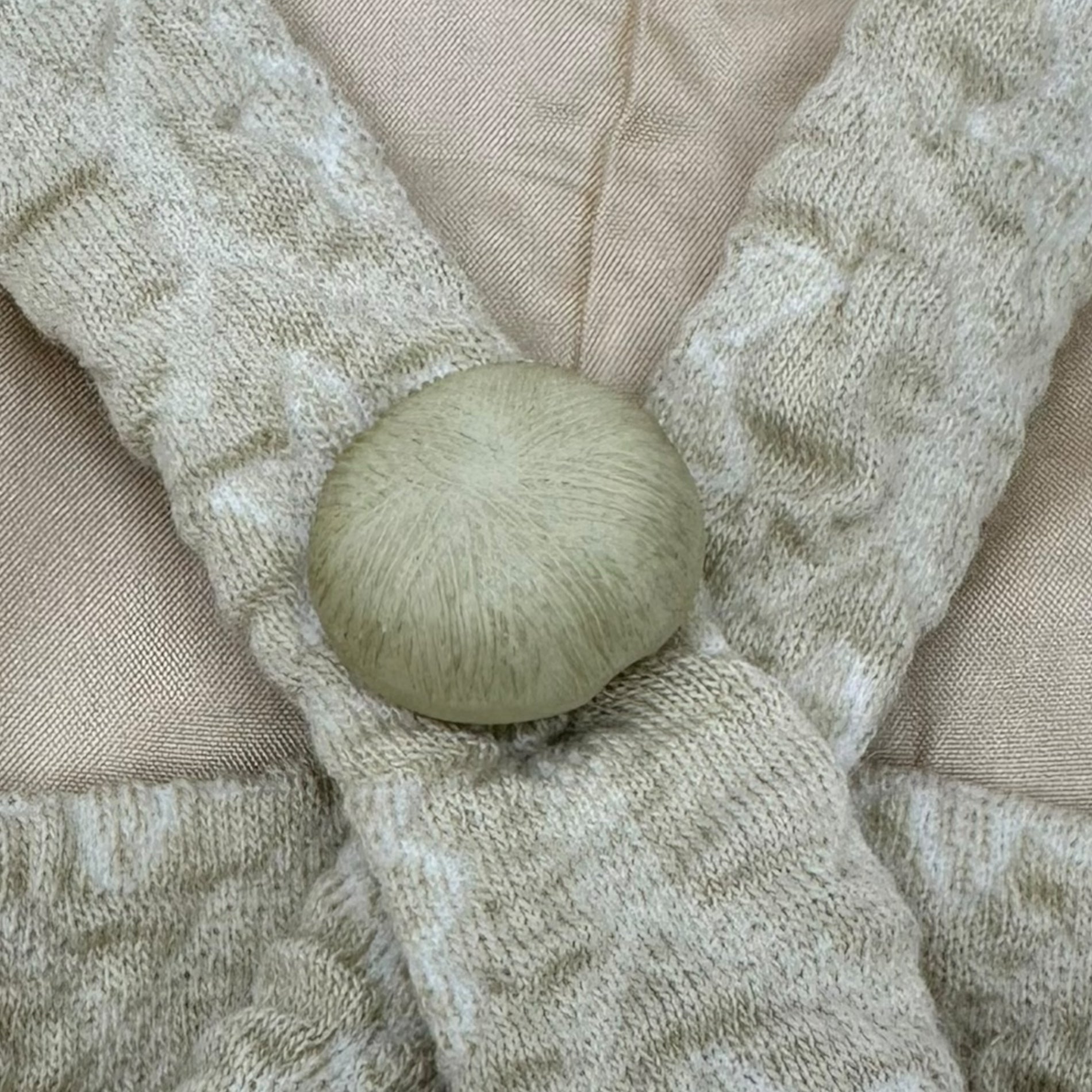 Euro Vintage(ヨーロッパヴィンテージ) Pivoine_70's~ cotton jacquard suspender dress/コットンジャガードサスペンダーワンピース 42(Mサイズ程度) ベージュ