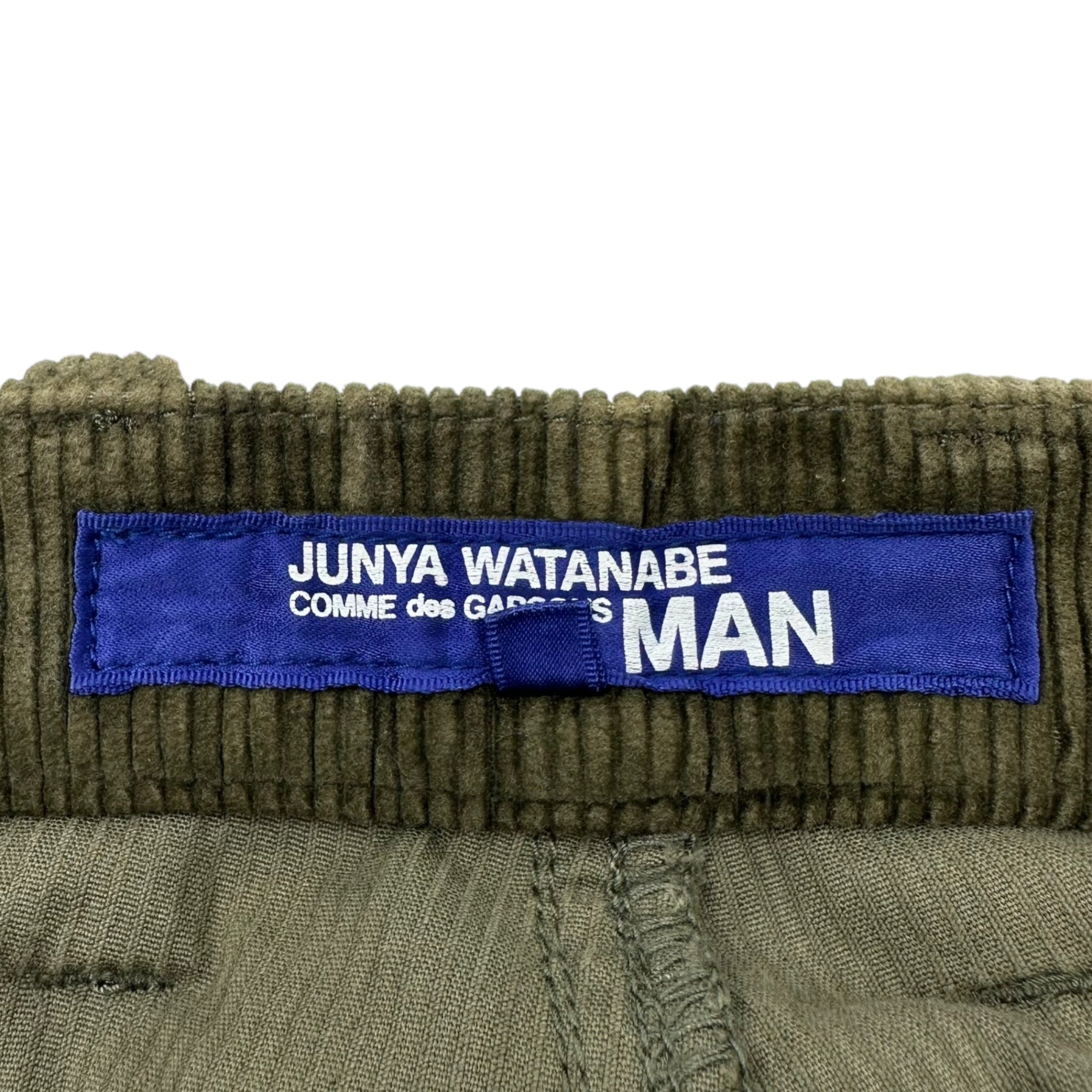 COMME des GARCONS JUNYA WATANABE MAN(コムデギャルソンジュンヤワタナベマン) 17AW Cinchback Corduroy Straight Trousers Pants 17AW シンチバック コーデュロイ ストレート トラウザー パンツ WT-P023 S オリーブ AD2017