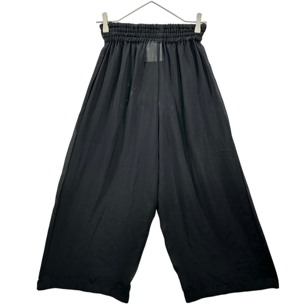 COMME des GARCONS(コムデギャルソン) 1993SS Easy Sheer Wide-Leg Pants イージー シアー ワイド パンツ GP-11035S S ブラック AD1992 90s アーカイブ