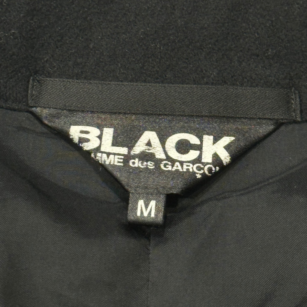 BLACK COMME des GARCONS(ブラックコムデギャルソン) 2012AW Big-Button DB Wool Blazer ビッグボタン ウール ダブル テーラード ジャケット 1J-J018 M ブラック AD2012