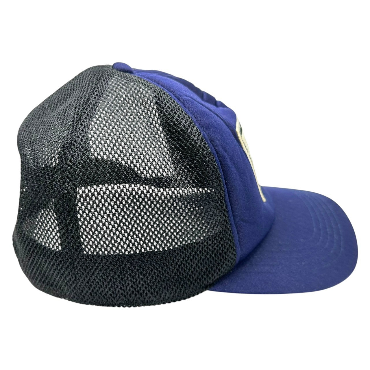 ELECTRIC COTTAGE(エレクトリックコテージ) EC badge 6-panel mesh switchover cap EC ワッペン 6パネル メッシュ切替 キャップ ネイビー×ホワイト