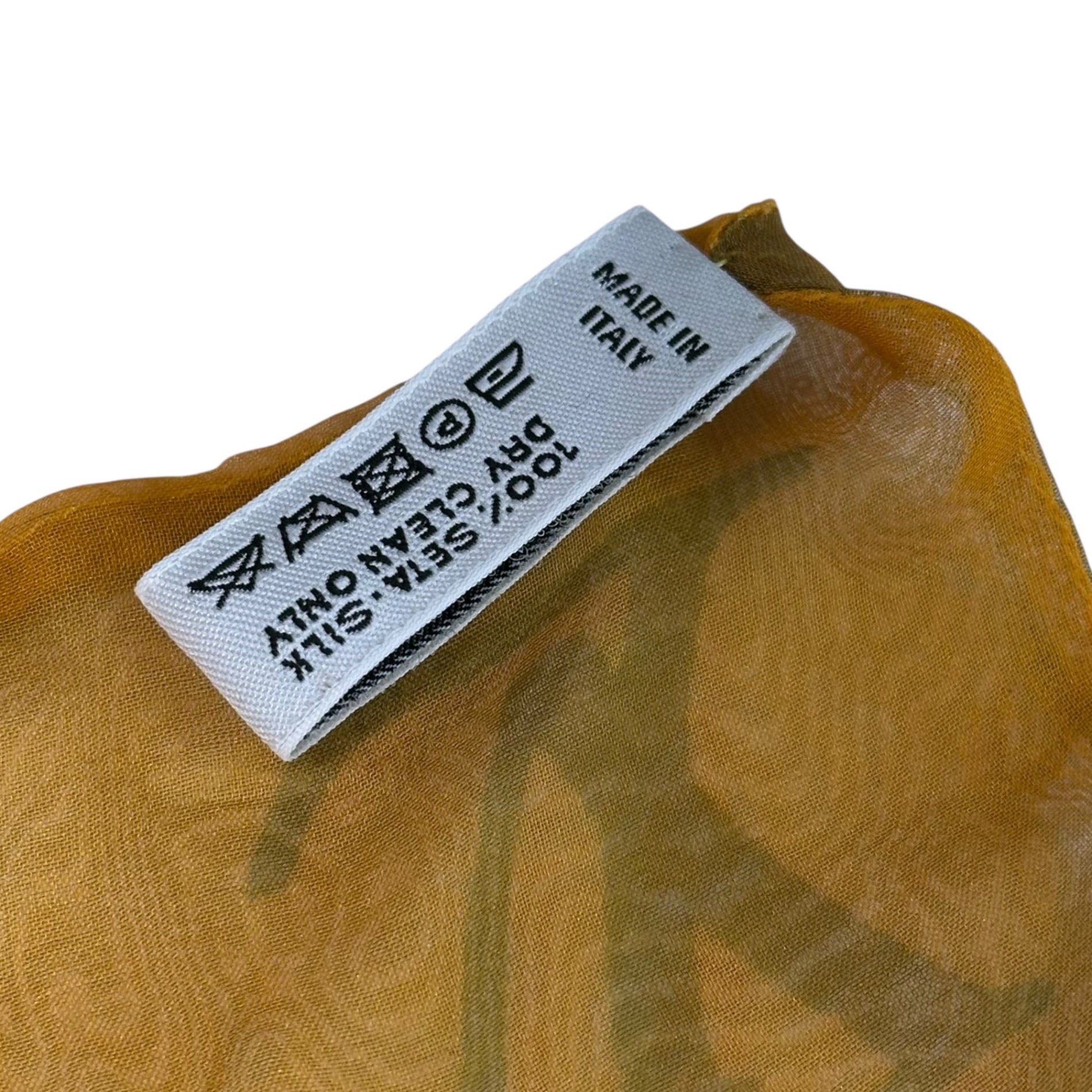 LOUIS VUITTON(ルイヴィトン) LV Gradient Silk Scarf LV グラデーション シルク スカーフ イエロー×オレンジ