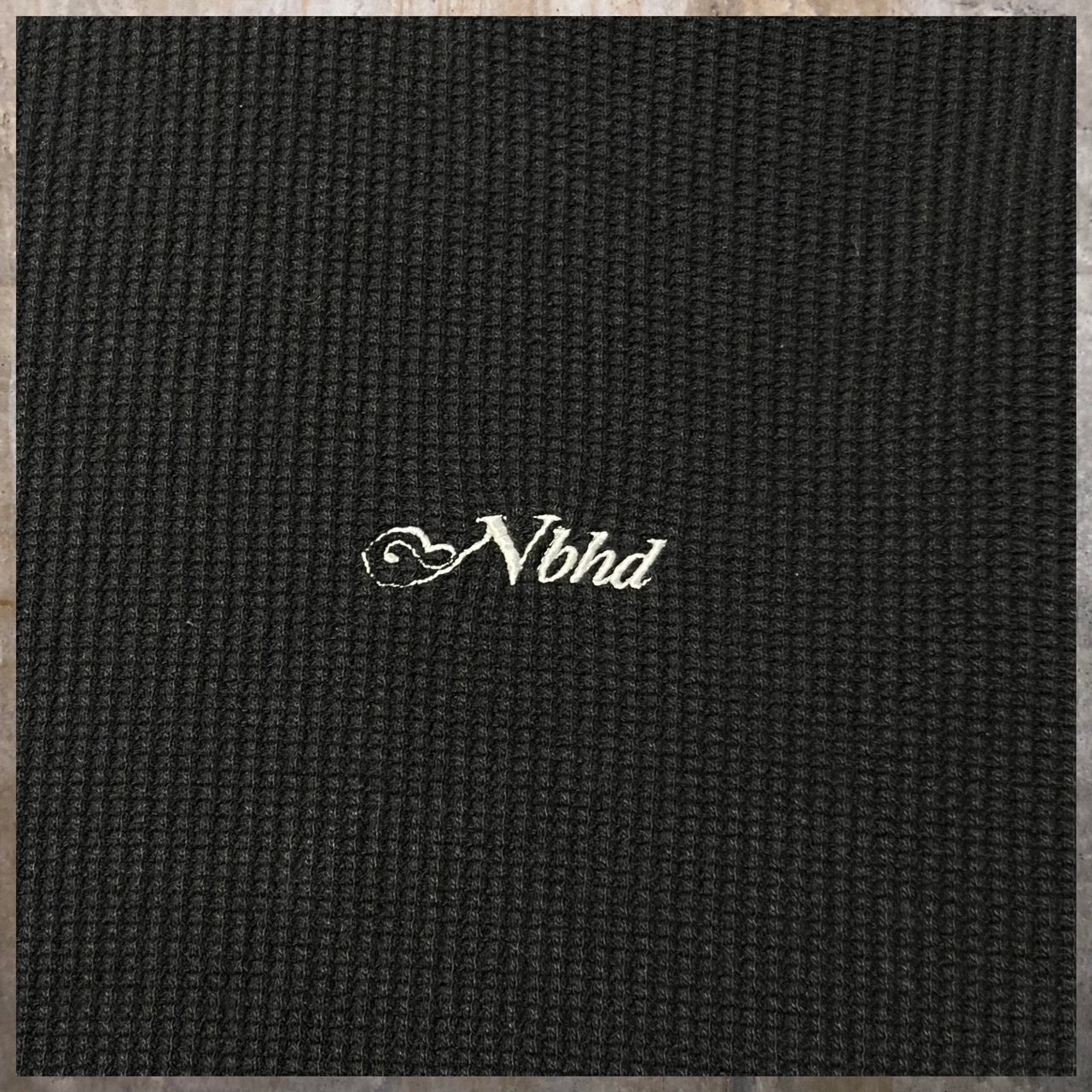 NEIGHBORHOOD(ネイバーフッド) 21AW WAFFLE/C-CREW.LS/ワッフルスウェット/カットソー 212OKNH-CSM02 L ブラック