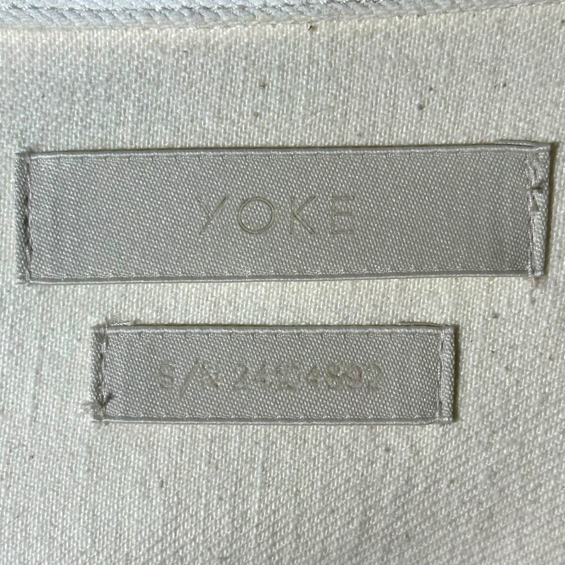 YOKE(ヨーク) 24SS Denim Shirt Jacket デニム シャツ ジャケット YK24SS0643SH 3(L程度) アイボリー