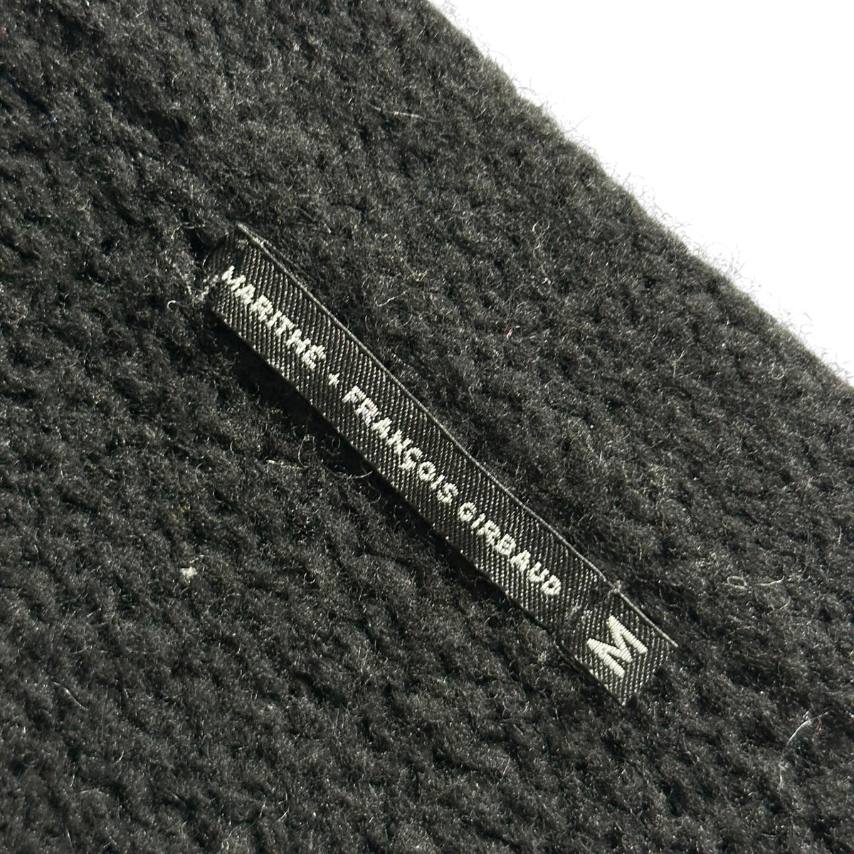 MARITHE FRANCOIS GIRBAUD(マリテフランソワジルボー) Deformed-Knit Vest 変形 ニット ベスト F7-8225 M ブラック