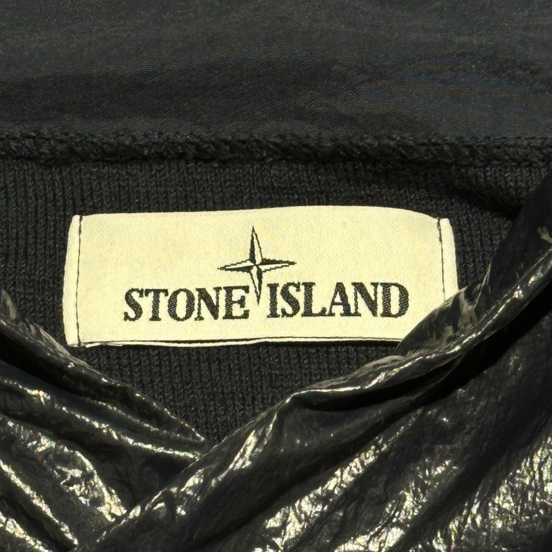 STONE ISLAND(ストーンアイランド) 21SS Nylon metal hood knit hoodie ナイロン メタル フード ニット パーカー 7415545B0 XL ネイビー