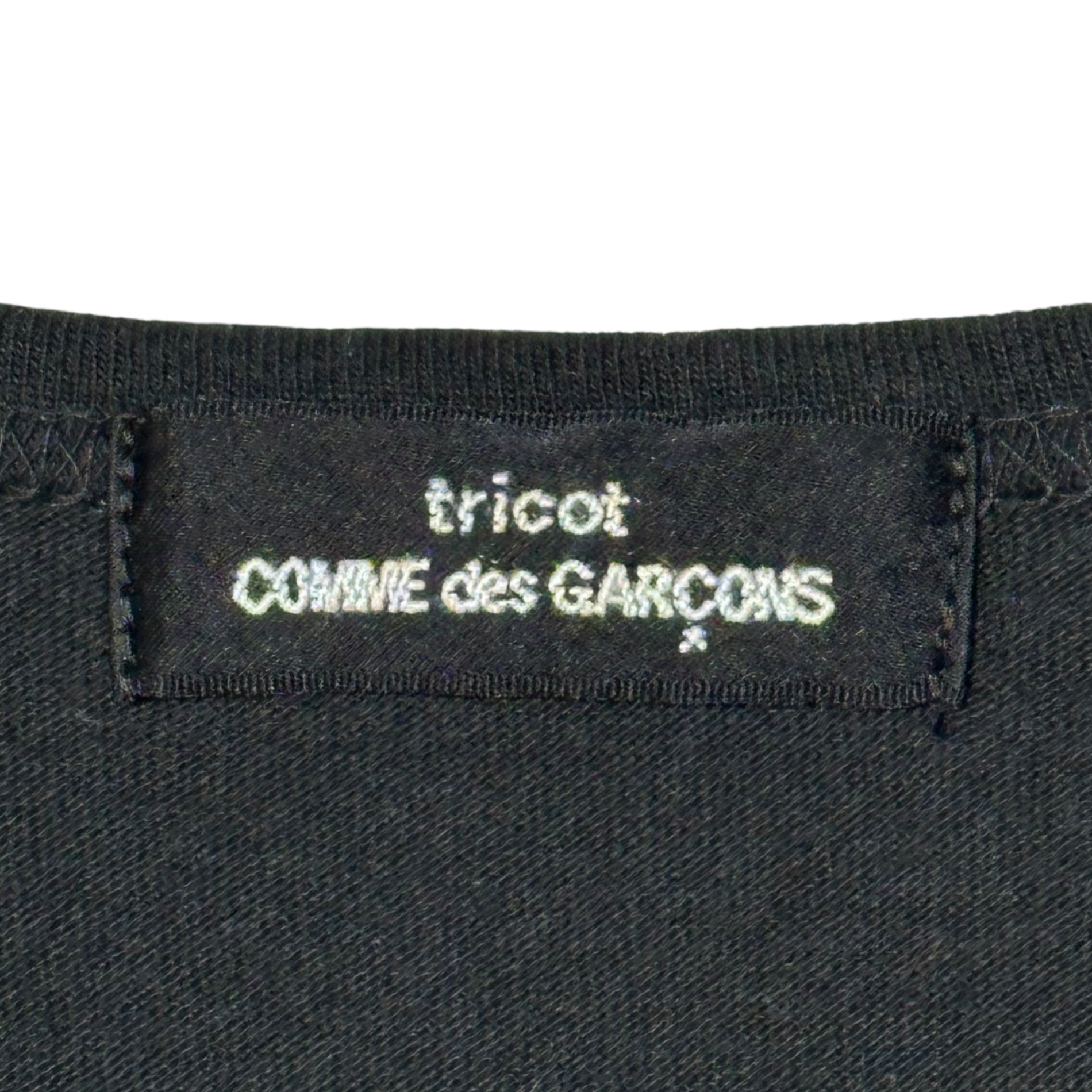 tricot COMME des GARCONS(トリココムデギャルソン) 08SS Silver Dot sleeveless T-shirt シルバー ドット ノースリーブ Tシャツ TA-T060 FREE ブラック×シルバー AD2007