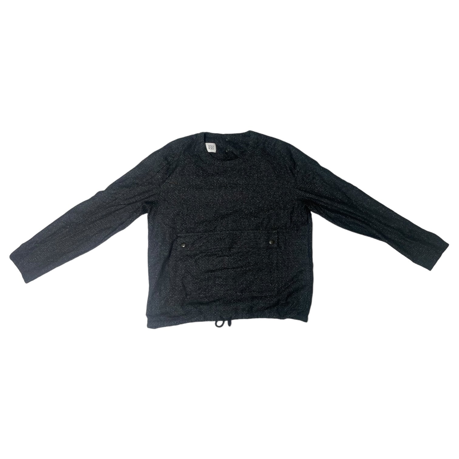 SISSI GOETZE(シッシゴェッツェ) Front pocket sheep wool pullover cut and sew フロントポケット シープウール プルオーバー カットソー SIZE 46(S) グレー