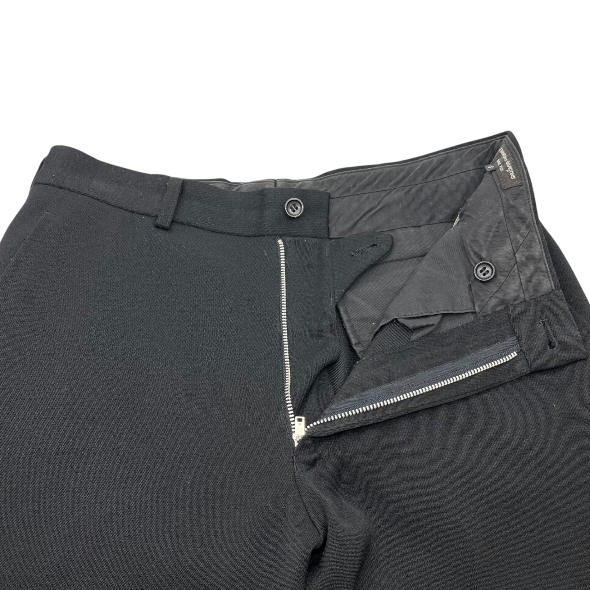 COMME des GARCONS HOMME PLUS(コムデギャルソンオムプリュス) 99AW Souvenir Kitsch stitch pants スーベニールキッチュ期 ステッチ パンツ アーカイヴ PP-04003S S ブラック 通称エルメス期 稀少品