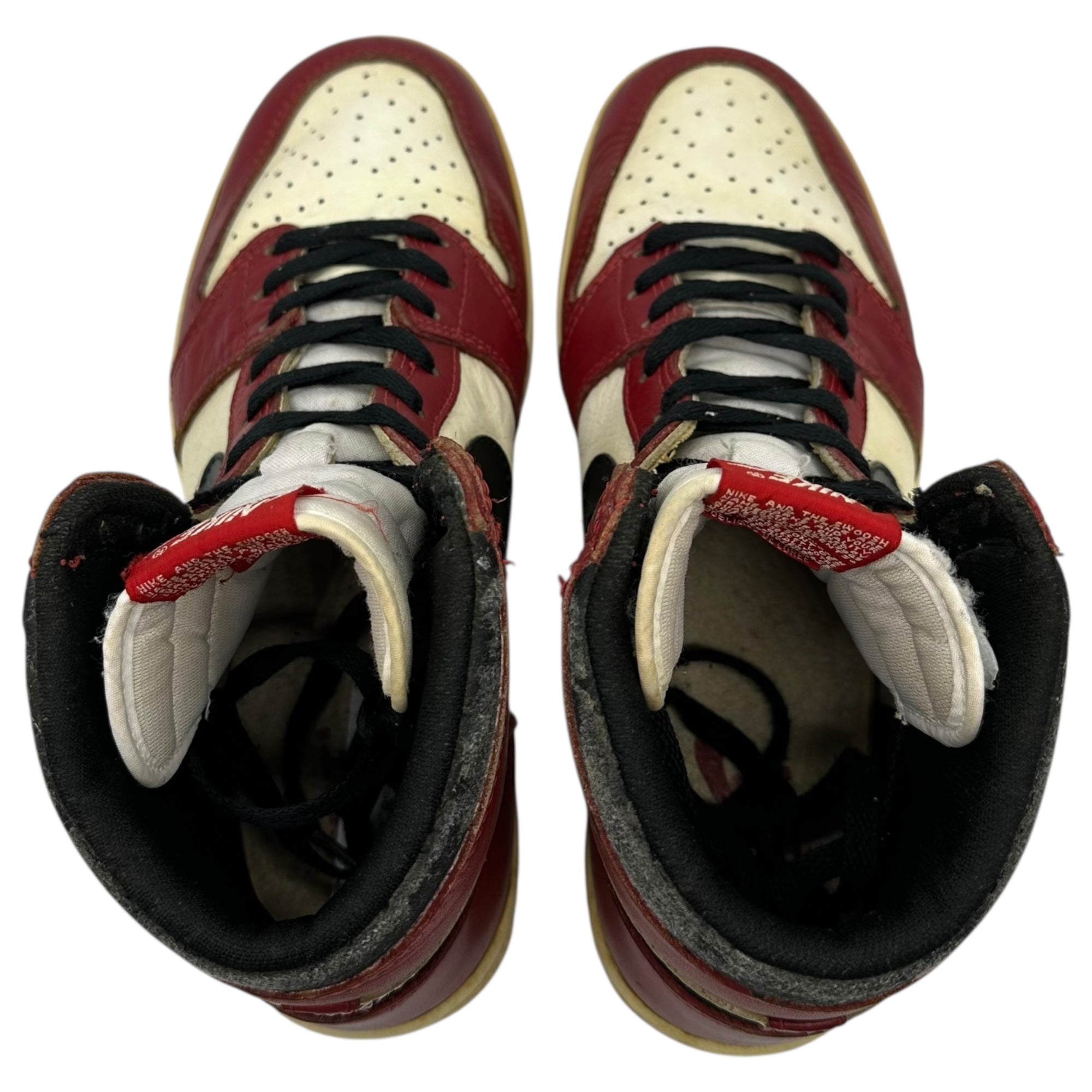 NIKE(ナイキ) 1985 AIR JORDAN 1 ”CHICAGO” エアジョーダン 1 シカゴ オリジナル 850810TH 9 1/2(27.5cm) レッド×ホワイト 1985年製 ヴィンテージ オリジナル ハイカット スニーカー