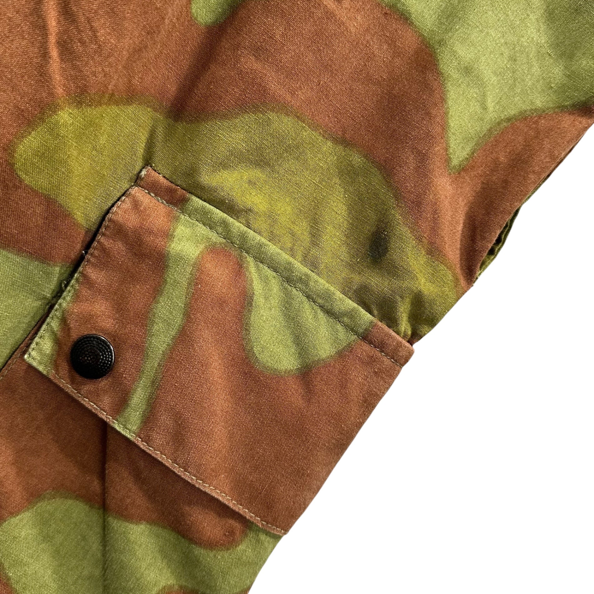 MILITARY(ミリタリー) 60's Italian Army San Marco Camo Overalls イタリア軍 サンマルコカモ オーバーオール 1-104 185 181 表記消(XL程度) グリーン×ブラウン 60年代 パンツ