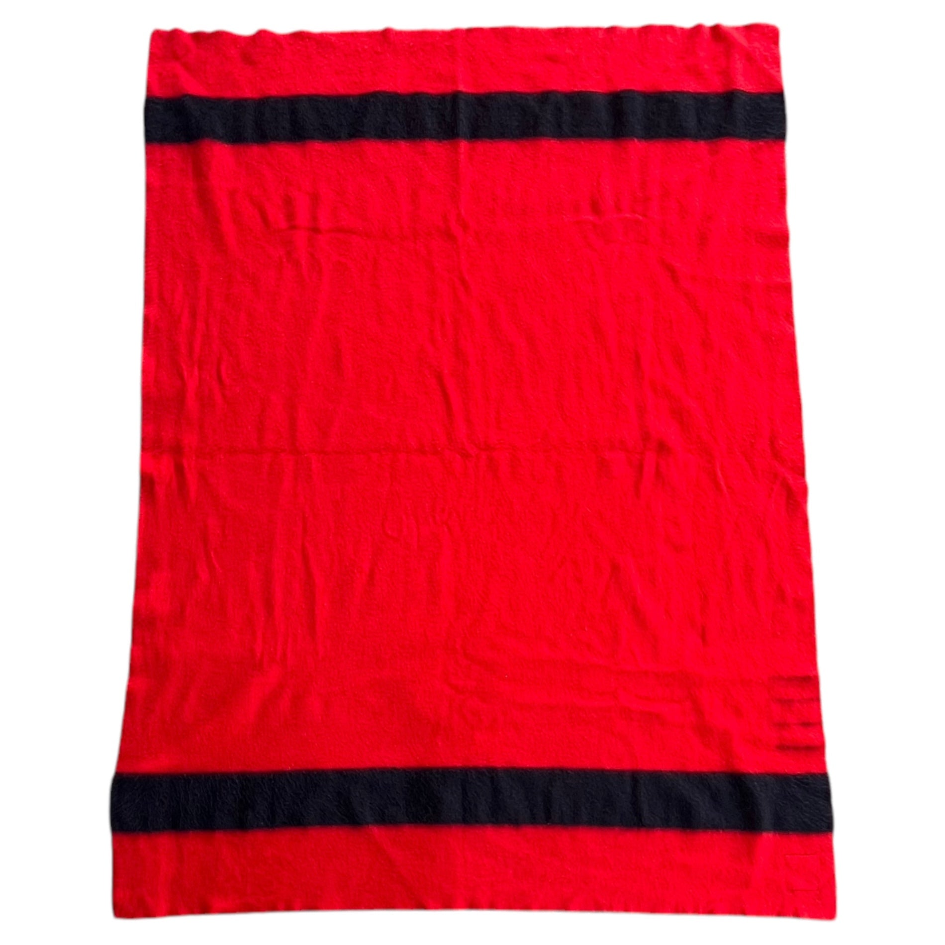 TRAPPER POINT(トラッパーポイント) 40~50's Vintage 3.5point Wool Blanket ヴィンテージ 40年~50年代 ヴィンテージ ウール ブランケット レッド×ブラック