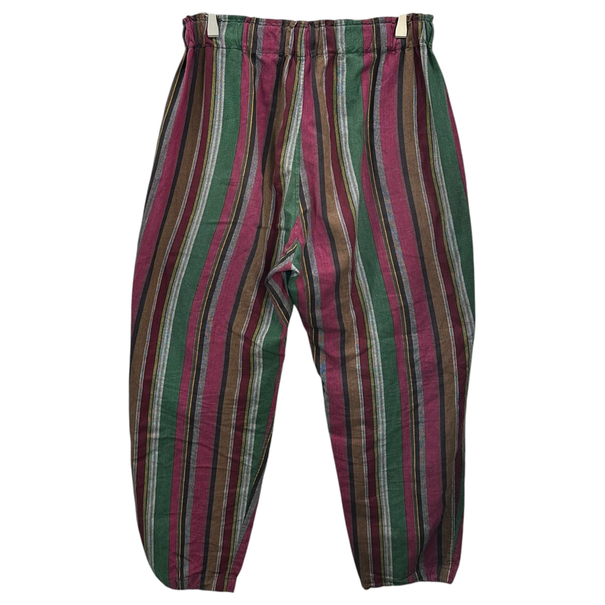 South2 West8 S2W8(サウス2ウエスト8) 2025SS ARMY STRING PANT - MULTI STRIPE アーミー ストリング パンツ マルチ ストライプ QV624 S ピンク×グリーン