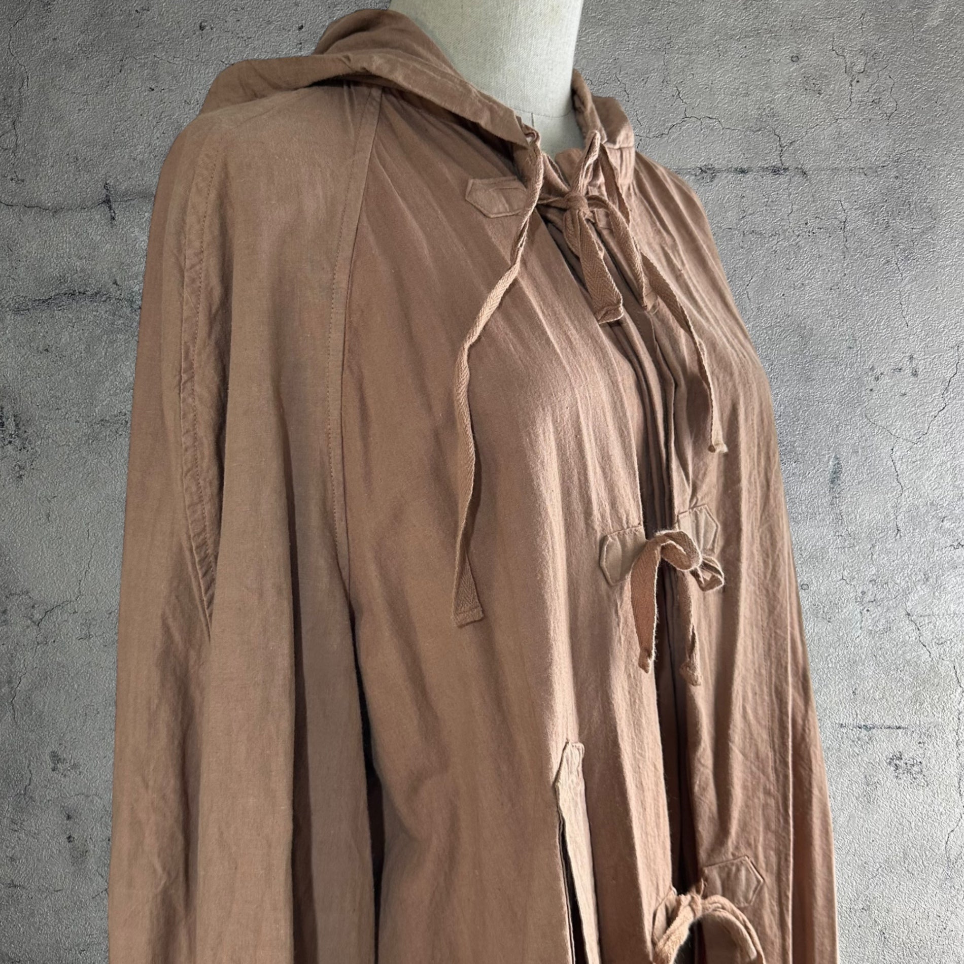 VINTAGE(ヴィンテージ) 70~80's surgical gown coat サージカル ガウン コート SIZE FREE(L程度) ブラウン EURO MILITALY
