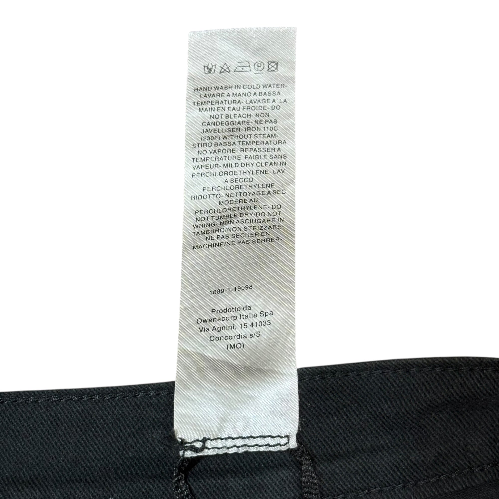 Rick Owens(リックオウエンス) 22SS BOLAN BANANA JEANS BLACK ボラン バナナ ジーンズ RR01B1303-HDDL 30 ブラック